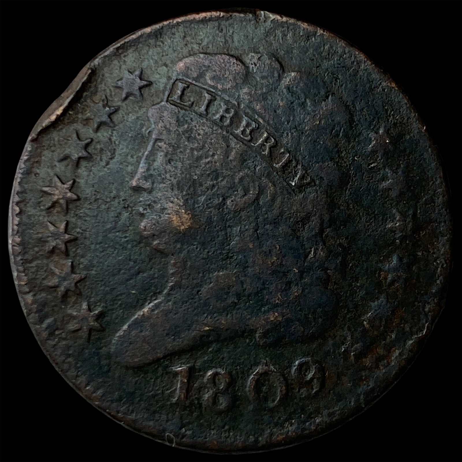 1809 Classic Head Half Cent NICELY CIRCULATED (1 of 2)