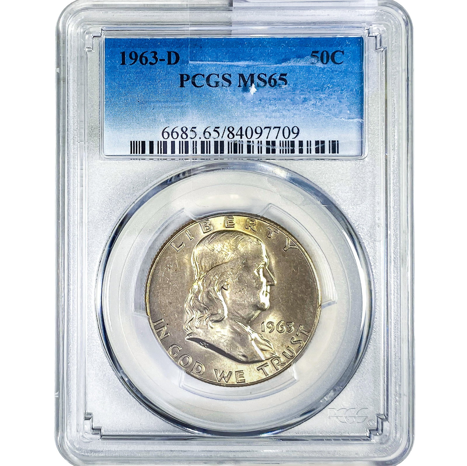1963-D Franklin Half Dollar PCGS MS65 (1 of 2)