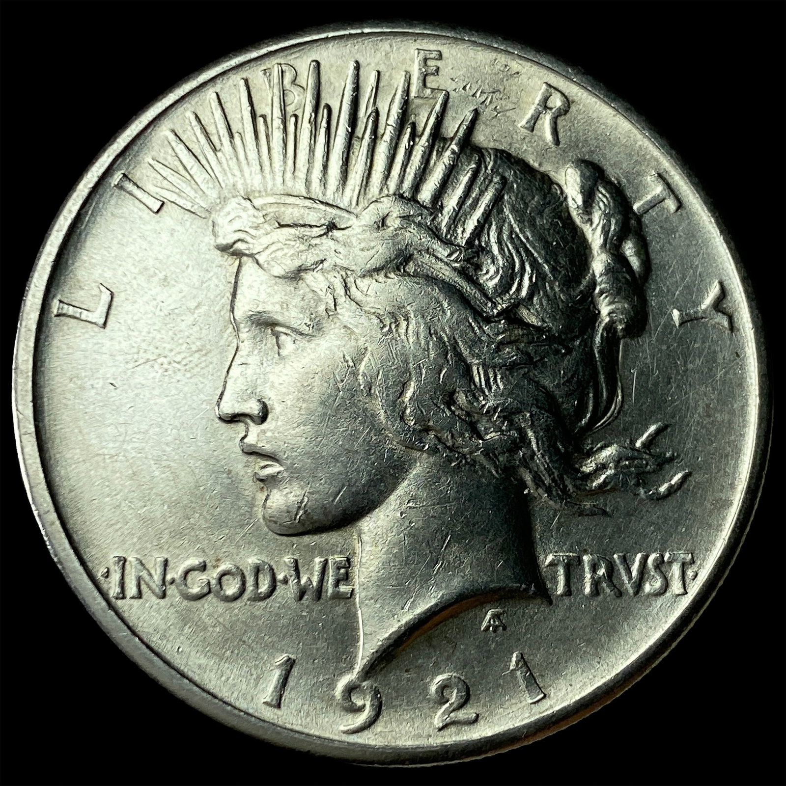 1921 Silver Peace Dollar UNCIRCULATED: 1921 Silver Peace Dollar UNCIRCULATED