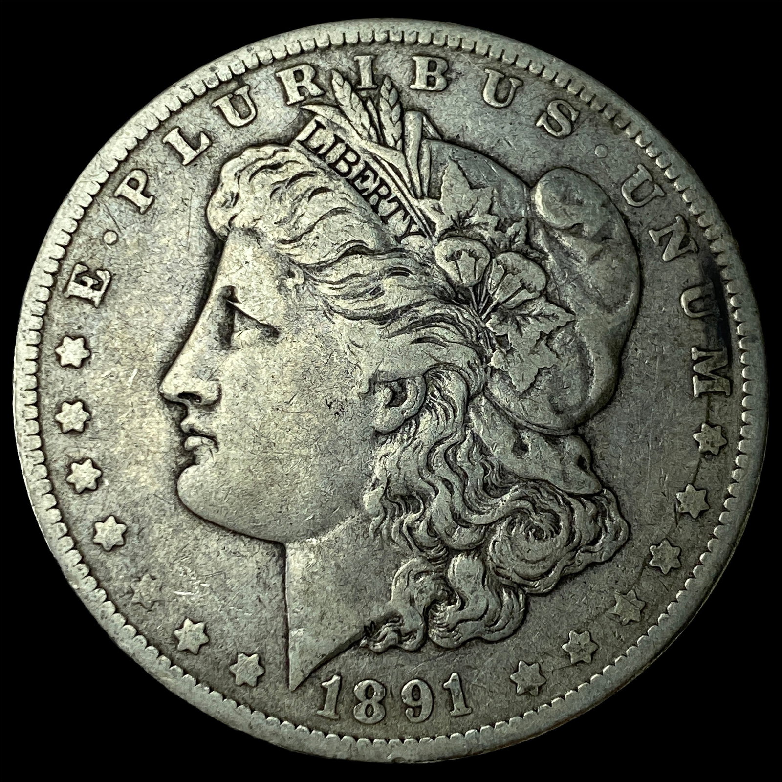 1891-O Silver Morgan Dollar LIGHTLY CIRCULATED: 1891-O Silver Morgan Dollar LIGHTLY CIRCULATED
