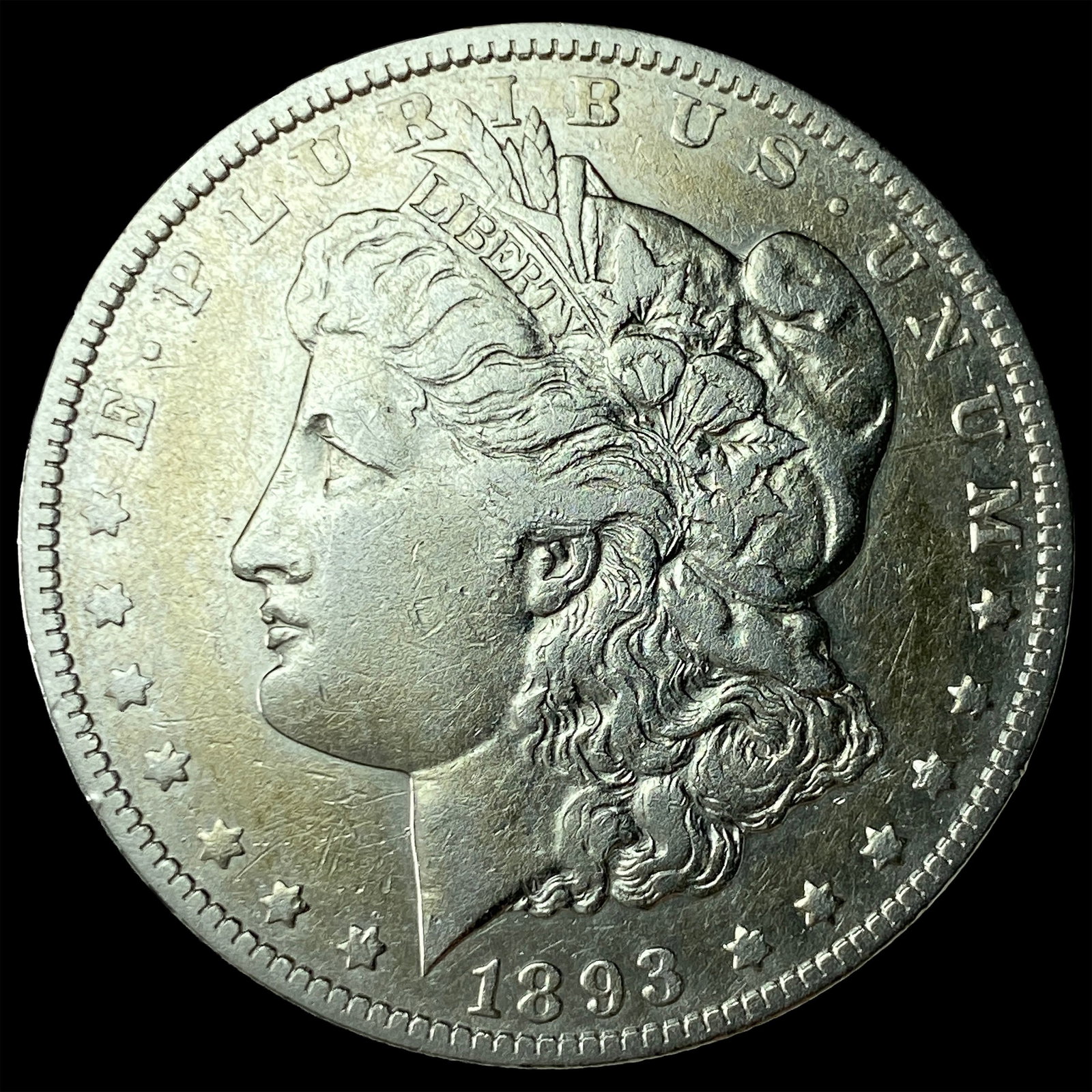1893-O Silver Morgan Dollar LIGHTLY CIRCULATED (1 of 2)