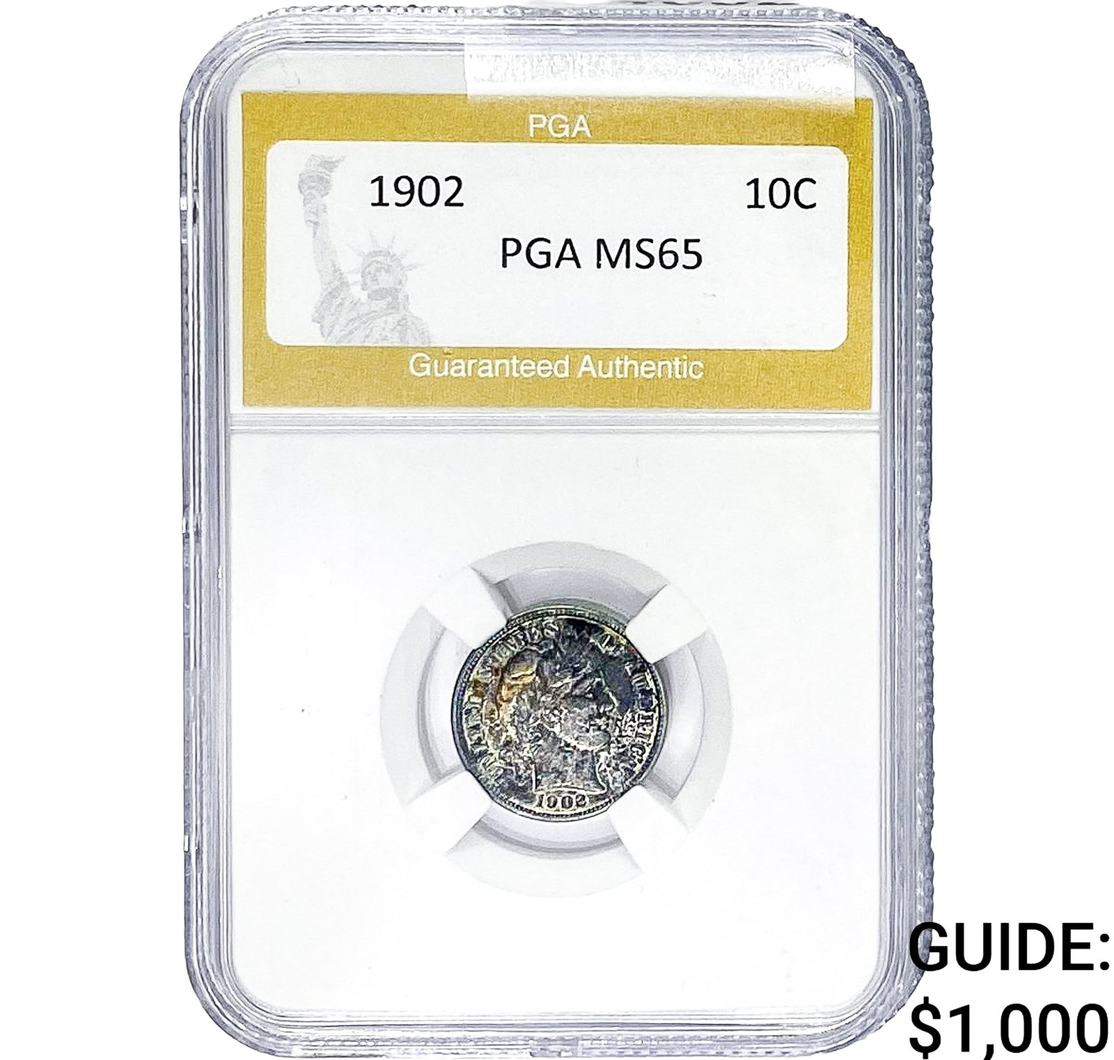 1902 Barber Dime PGA MS65 (1 of 2)