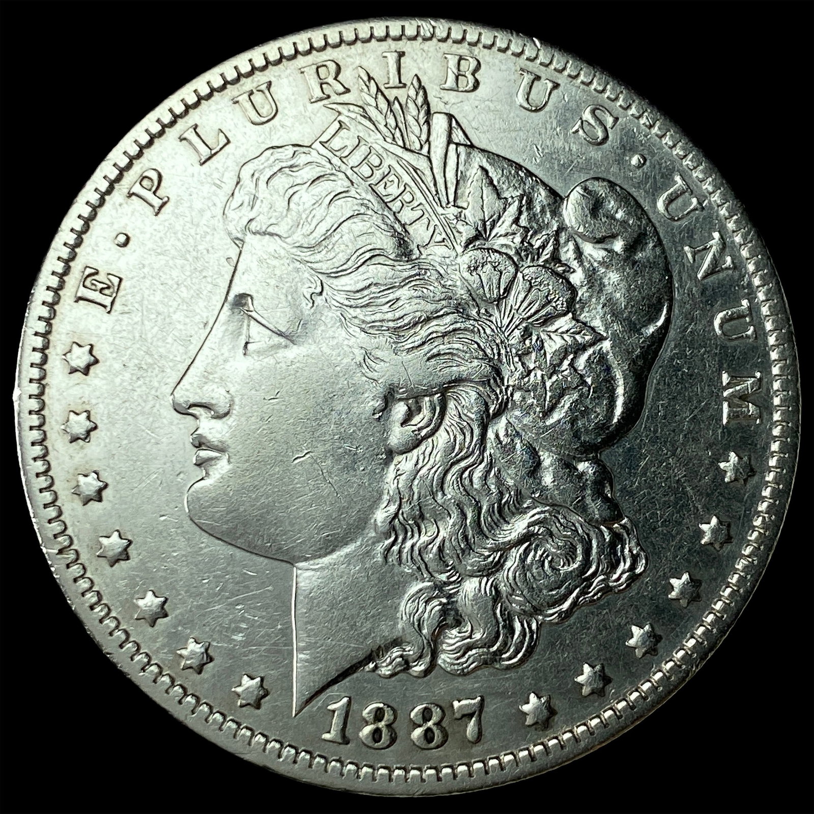 1887-O Silver Morgan Dollar CLOSELY UNCIRCULATED: 1887-O Silver Morgan Dollar CLOSELY UNCIRCULATED