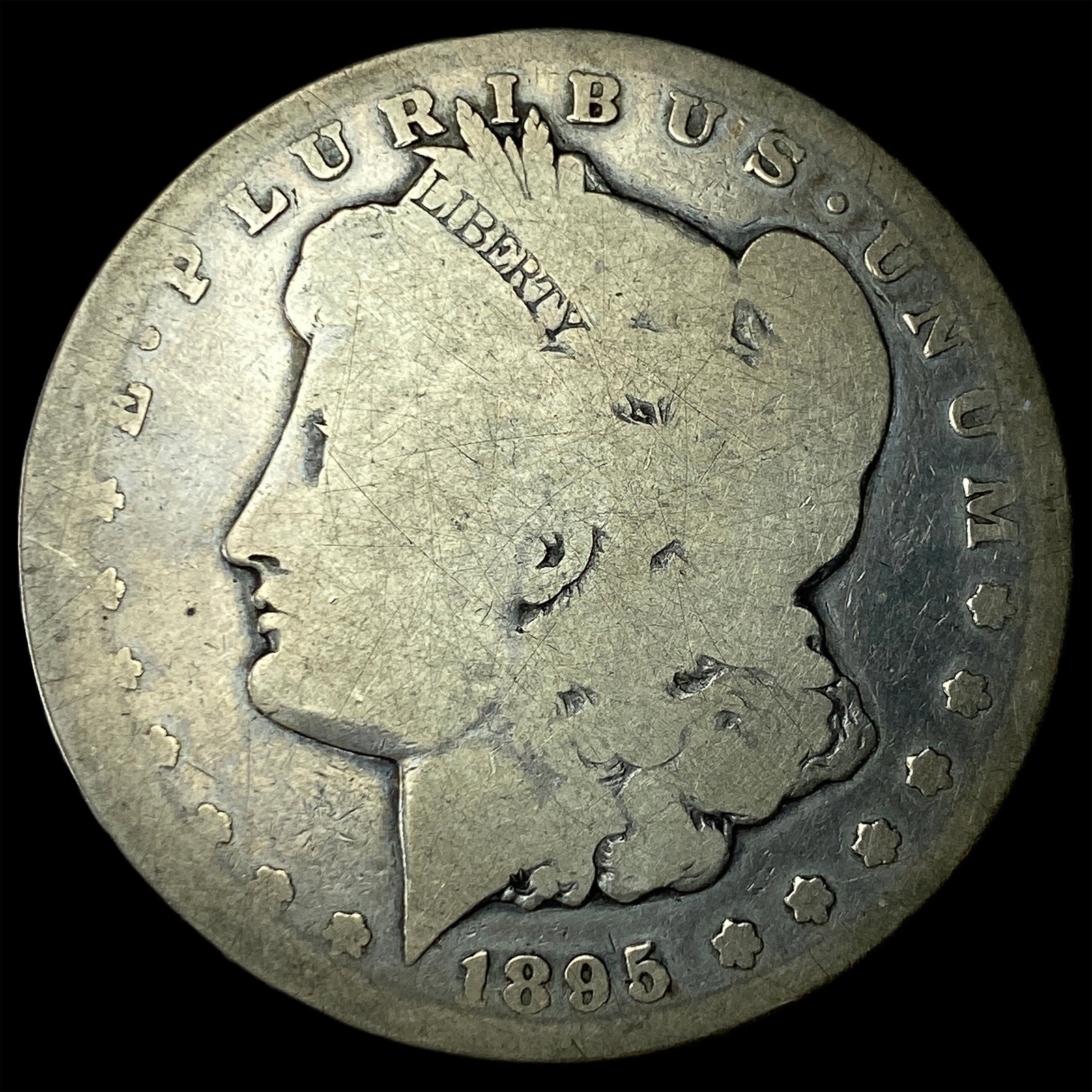 1895-S Morgan Silver Dollar NICELY CIRCULATED: 1895-S Morgan Silver Dollar NICELY CIRCULATED