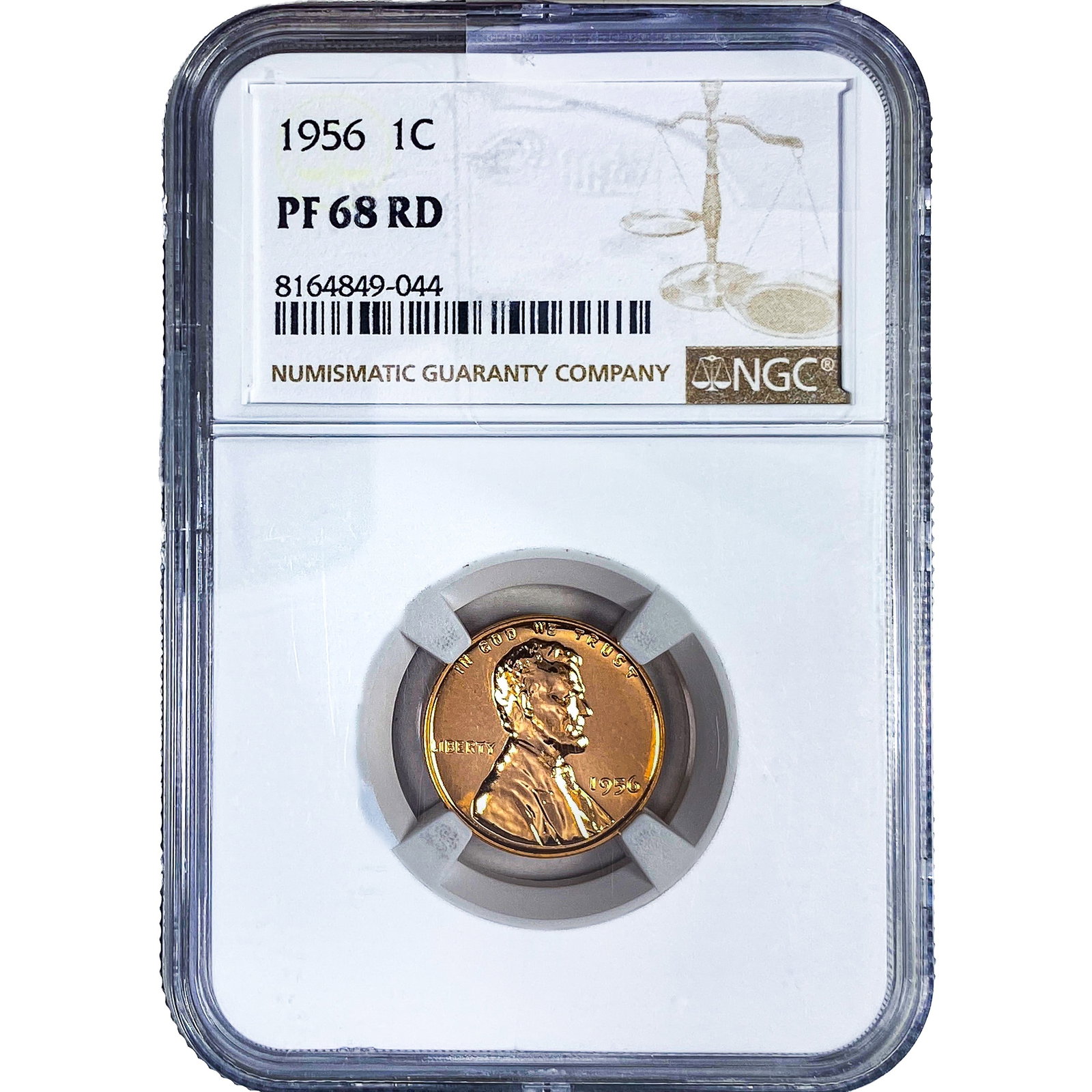 1956 Wheat Cent NGC PF68 RD (1 of 2)
