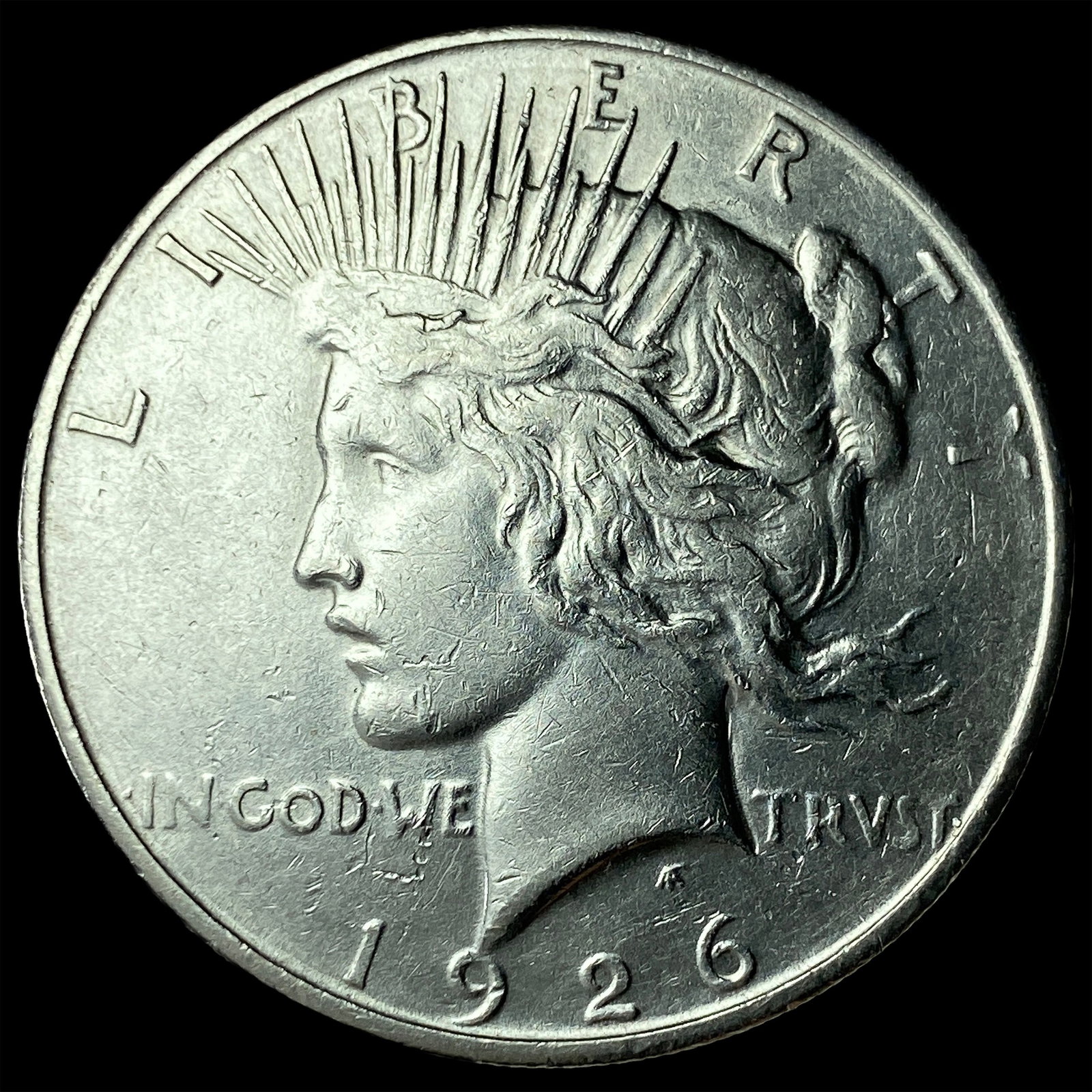 1926-D Peace Silver Dollar CLOSELY UNCIRCULATED: 1926-D Peace Silver Dollar CLOSELY UNCIRCULATED