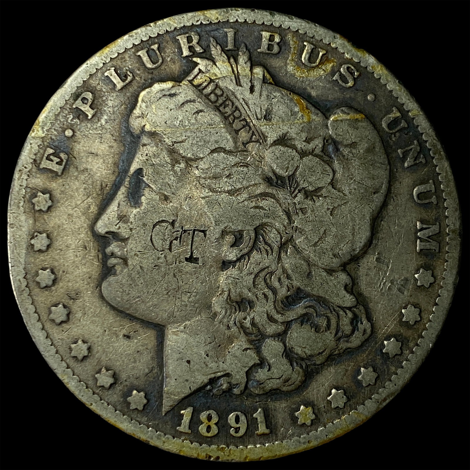 1891-CC Silver Morgan Dollar NICELY CIRCULATED (1 of 2)