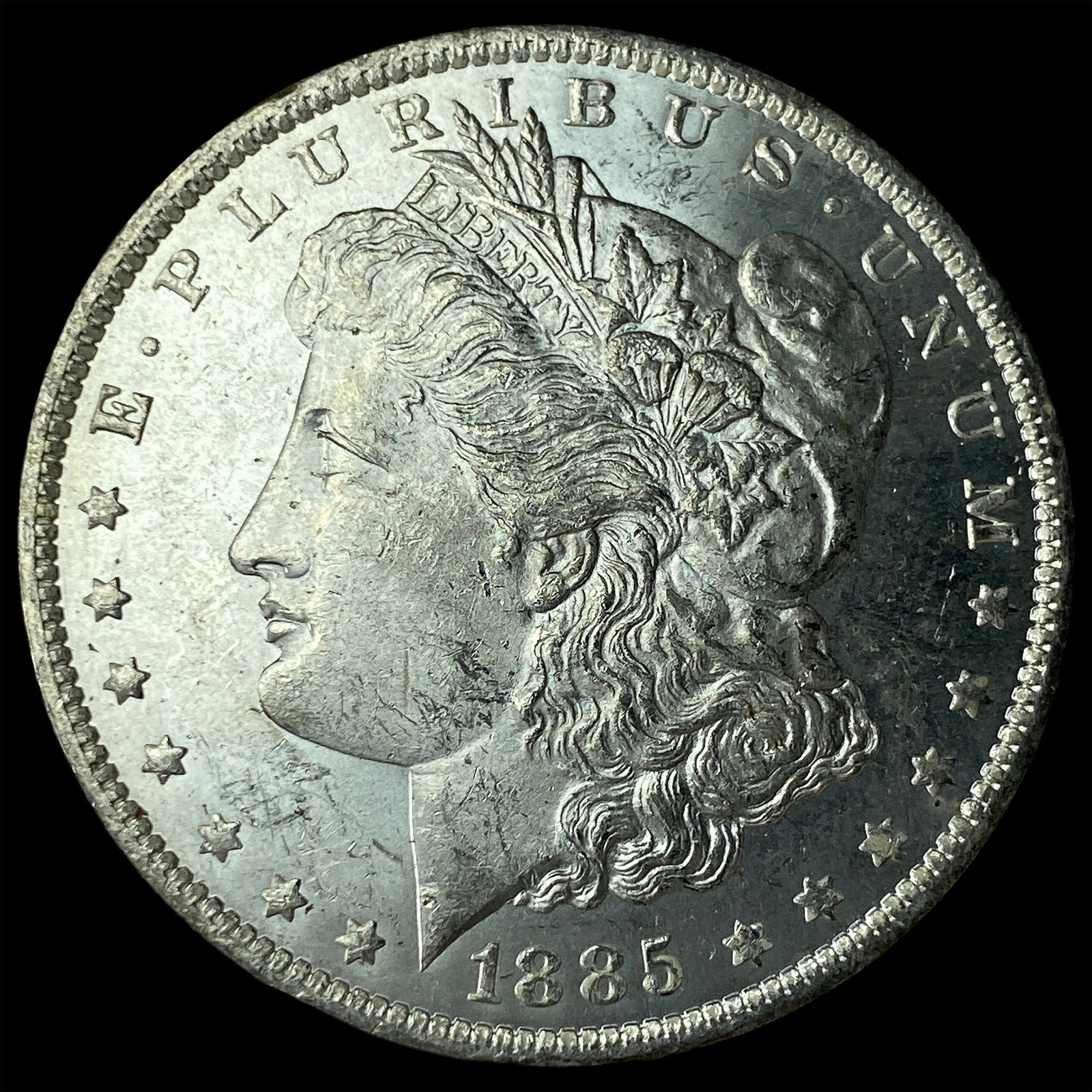 1885-O Silver Morgan Dollar CHOICE BU (1 of 2)
