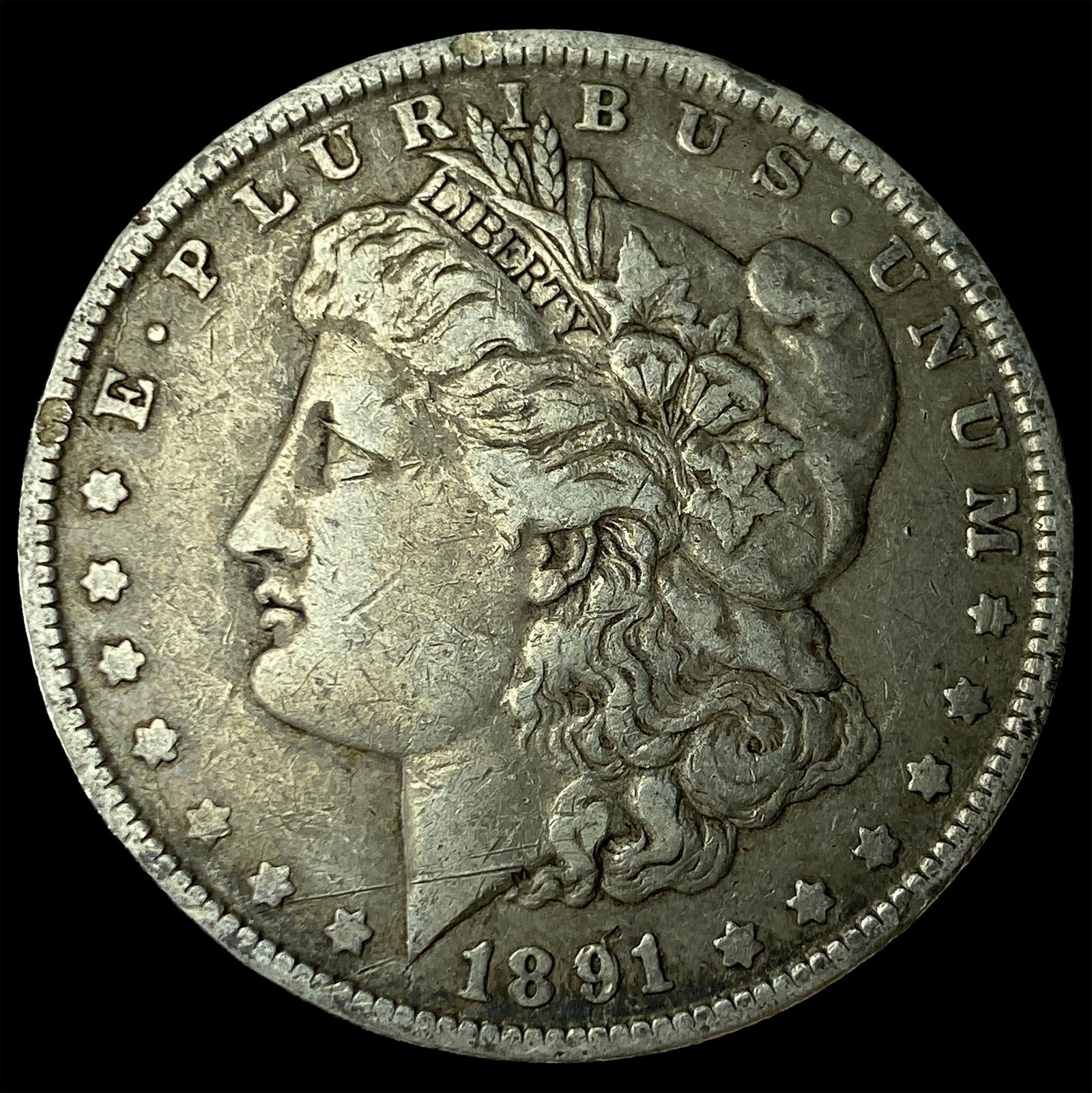 1891-O Silver Morgan Dollar CLOSELY UNCIRCULATED (1 of 2)