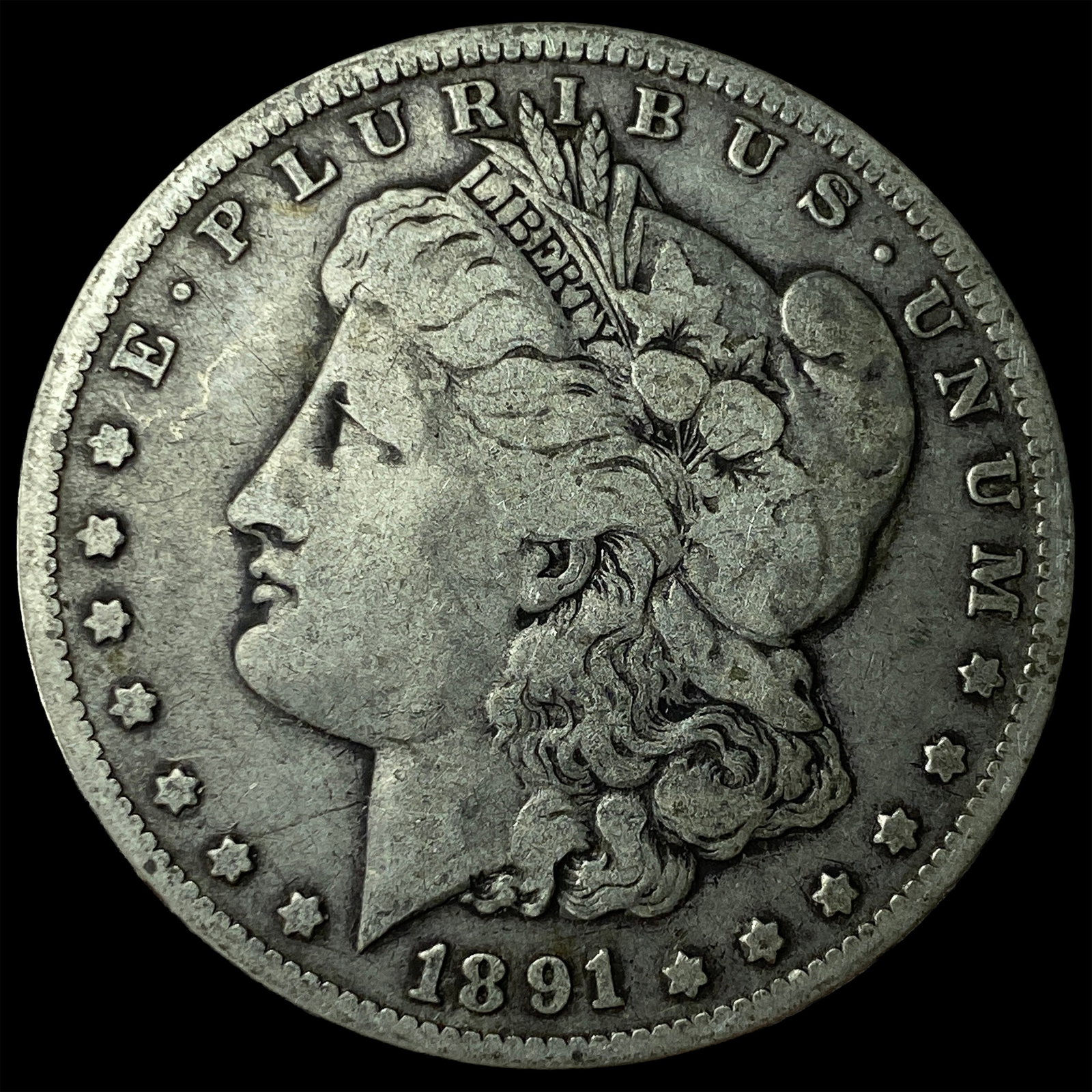 1891-O Silver Morgan Dollar CLOSELY UNCIRCULATED: 1891-O Silver Morgan Dollar CLOSELY UNCIRCULATED