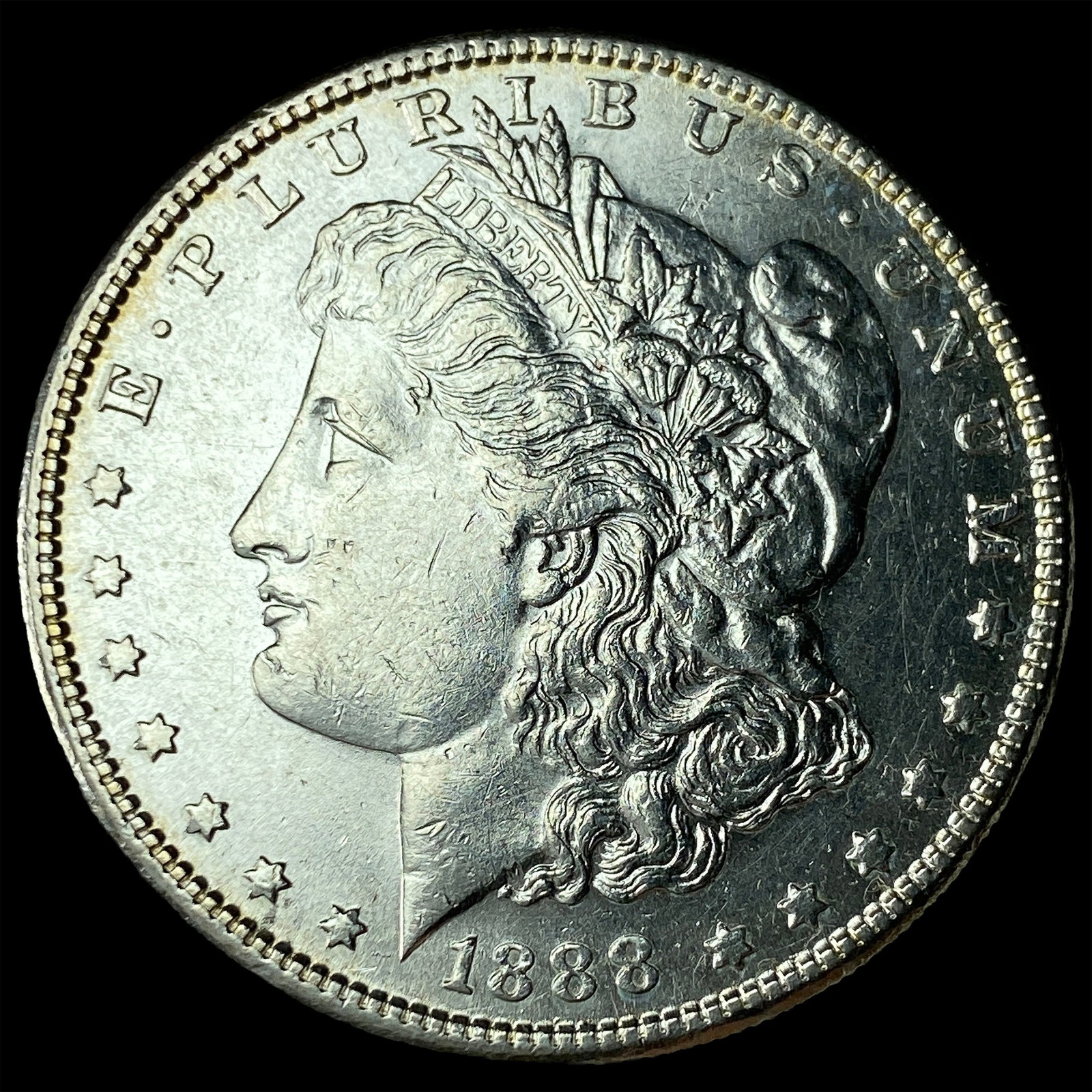 1888-S Silver Morgan Dollar CLOSELY UNCIRCULATED (1 of 2)