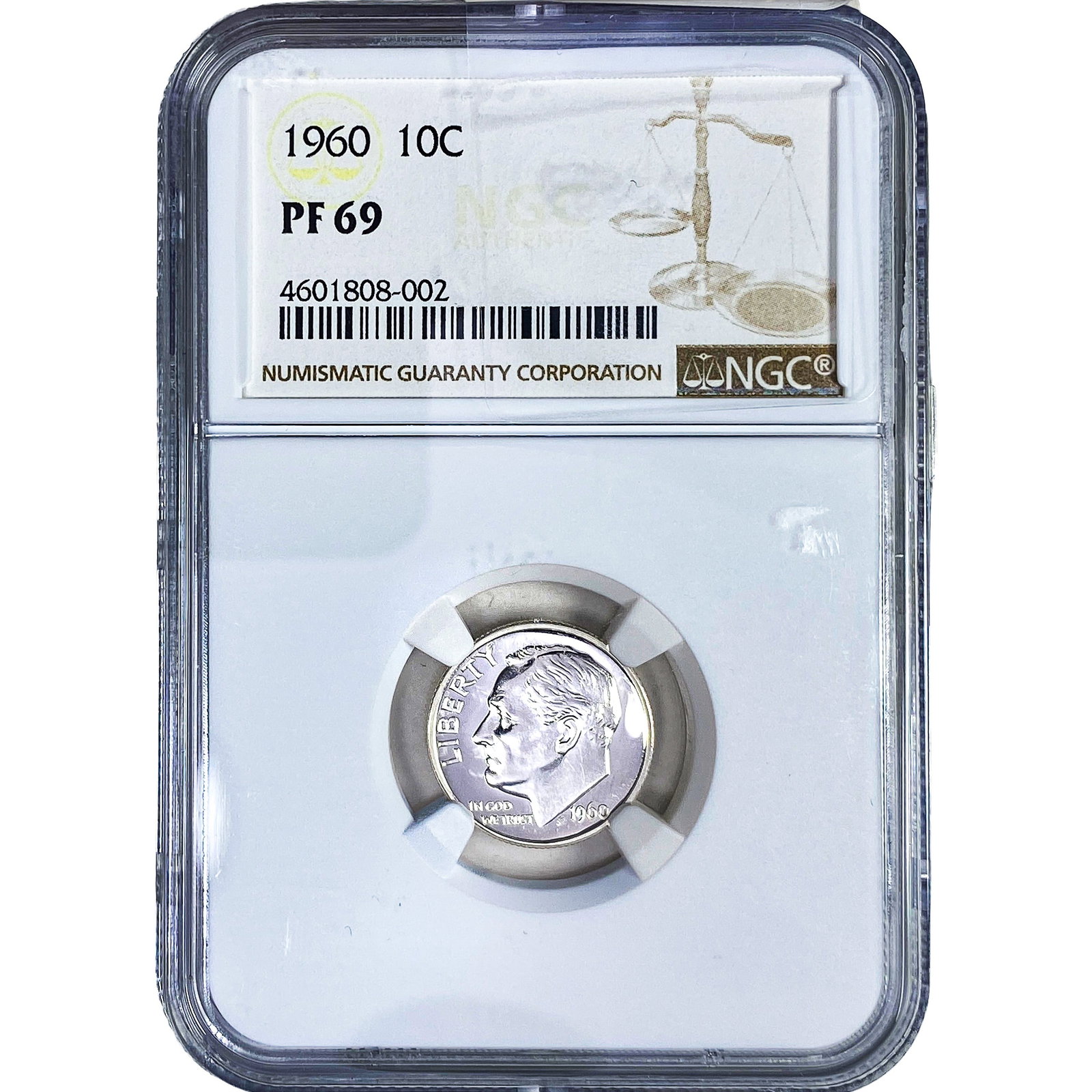 1960 Roosevelt Dime NGC PF69 (1 of 2)