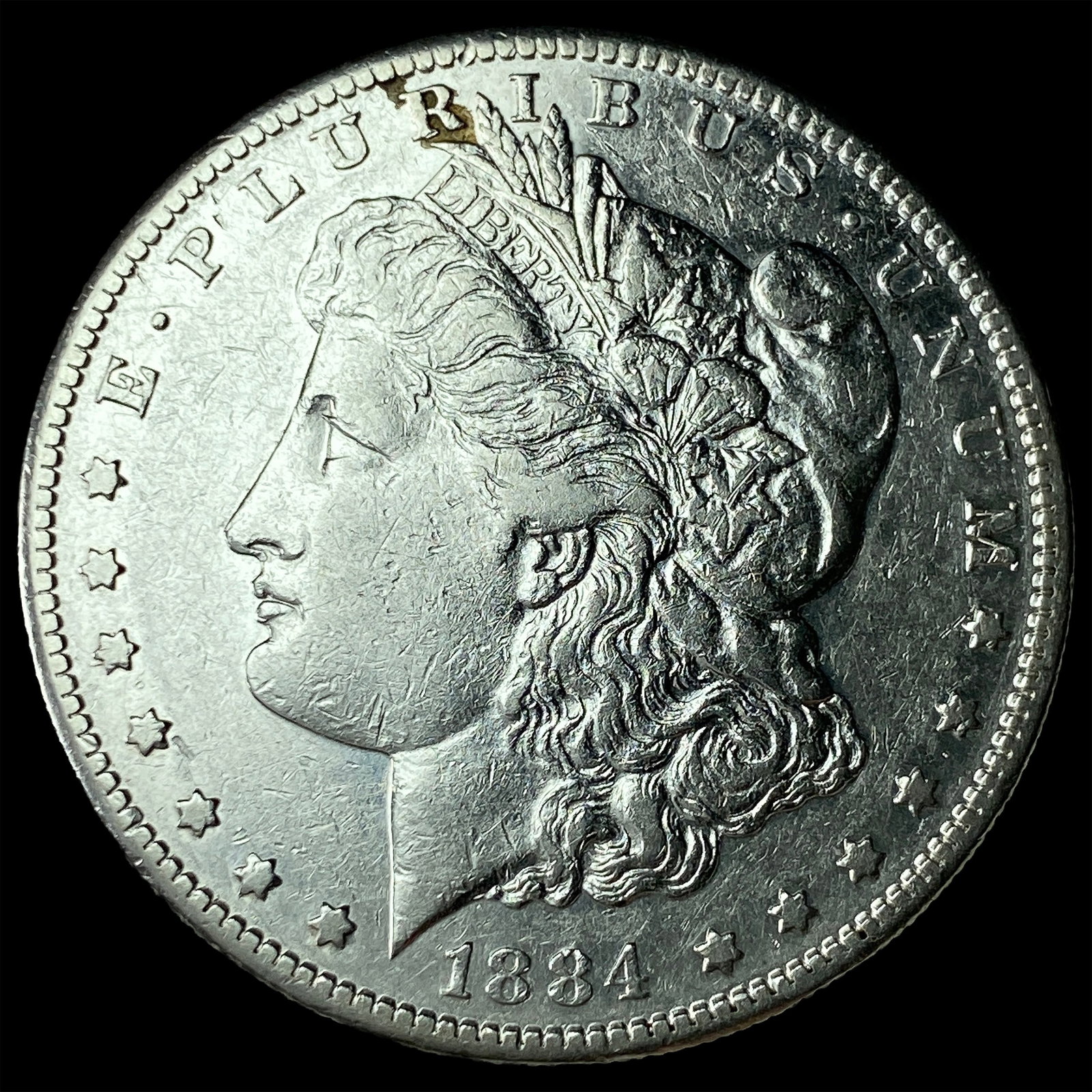 1884-S Morgan Dollar CLOSELY UNCIRCULATED (1 of 2)