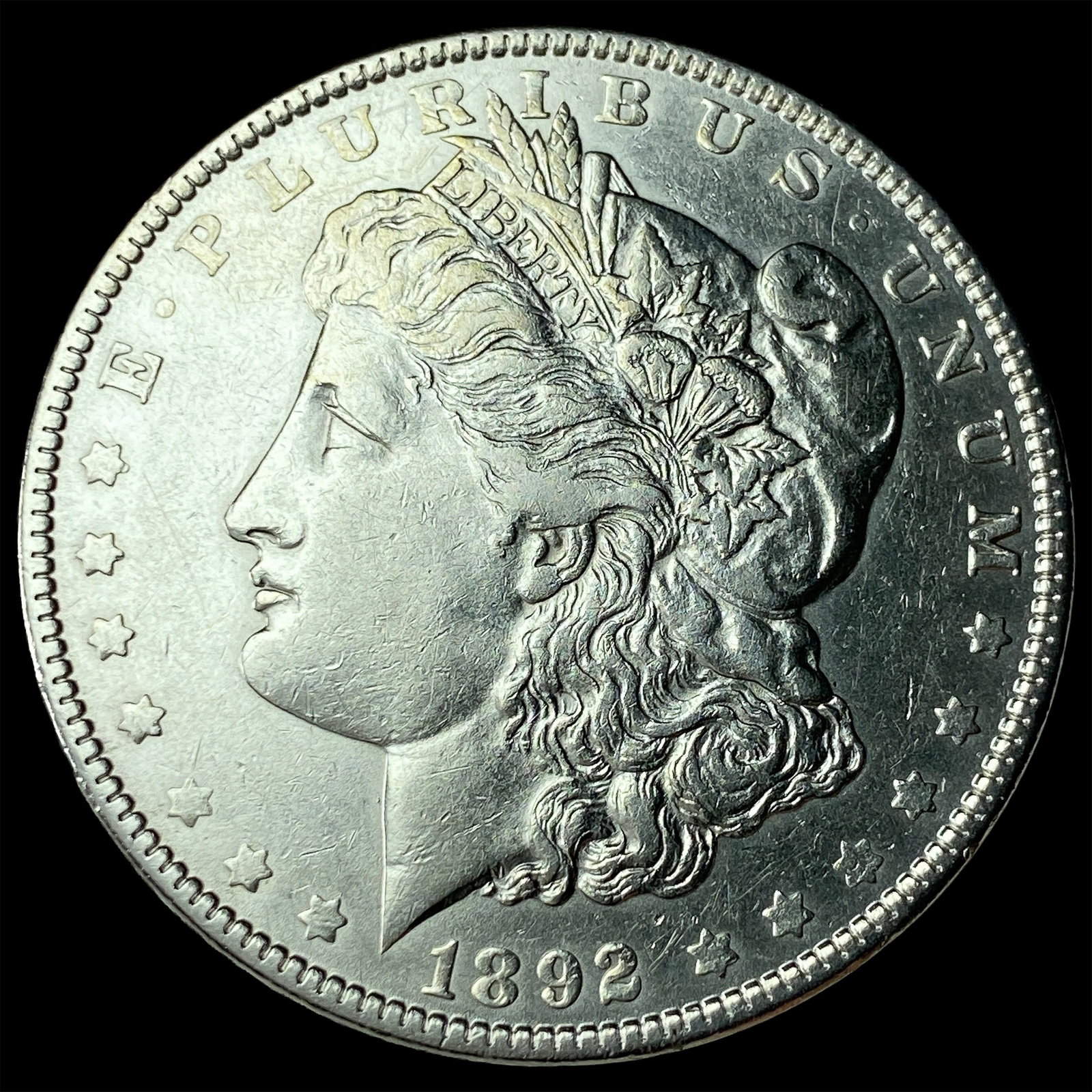 1892 Morgan Silver Dollar CLOSELY UNCIRCULATED (1 of 2)