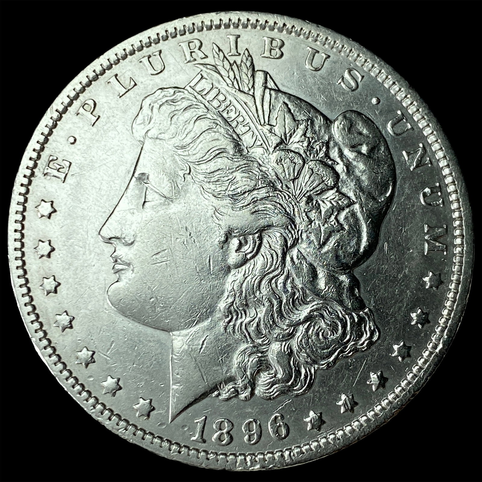1896-O Morgan Silver Dollar CLOSELY UNCIRCULATED: 1896-O Morgan Silver Dollar CLOSELY UNCIRCULATED
