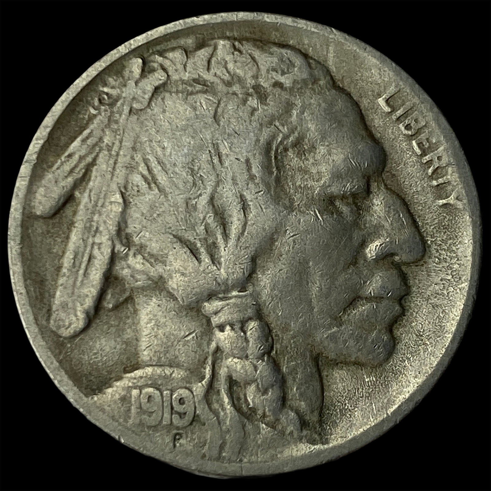 1919-S Buffalo Nickel LIGHTLY CIRCULATED: 1919-S Buffalo Nickel LIGHTLY CIRCULATED