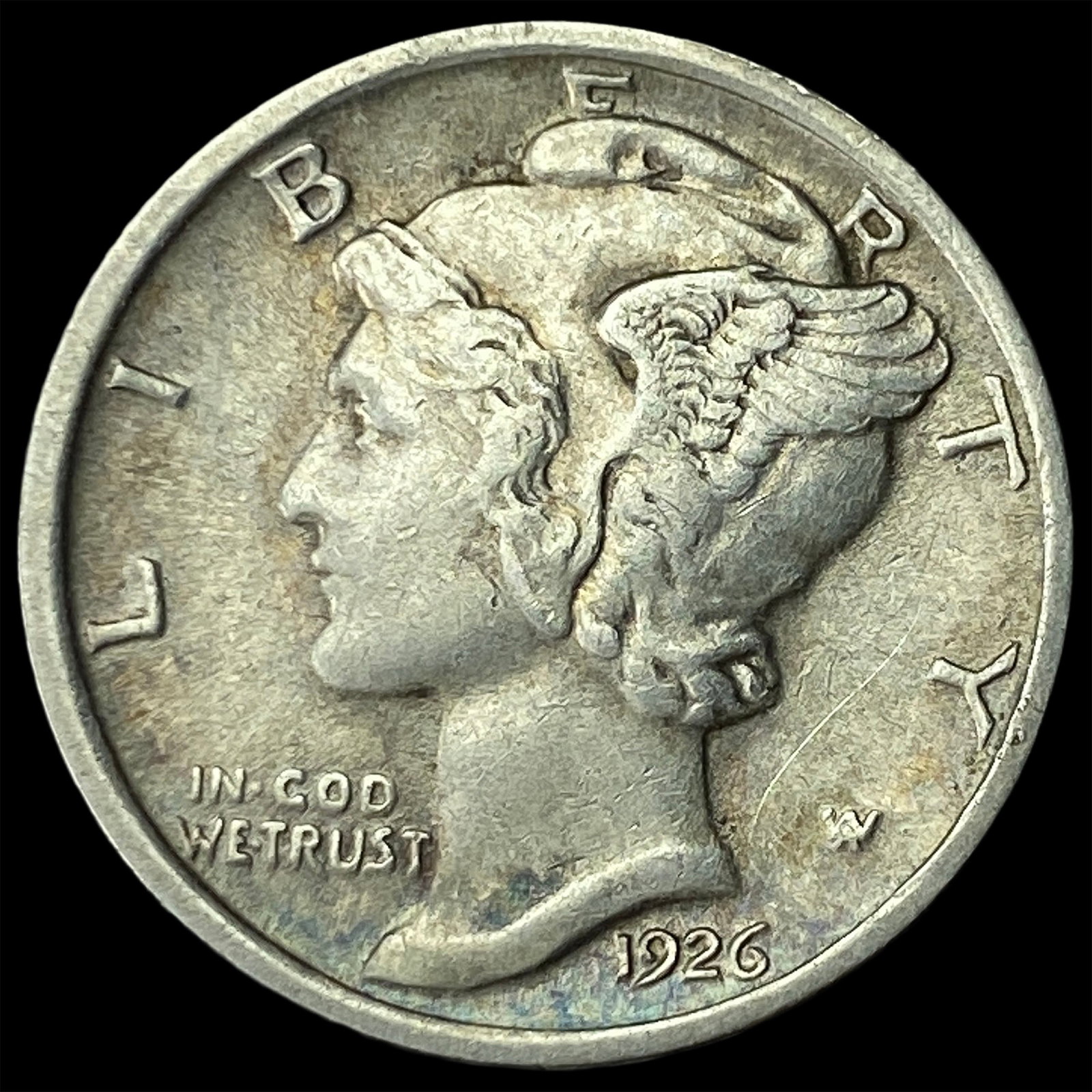 1926-D Silver Mercury Dime CLOSELY UNCIRCULATED: 1926-D Silver Mercury Dime CLOSELY UNCIRCULATED