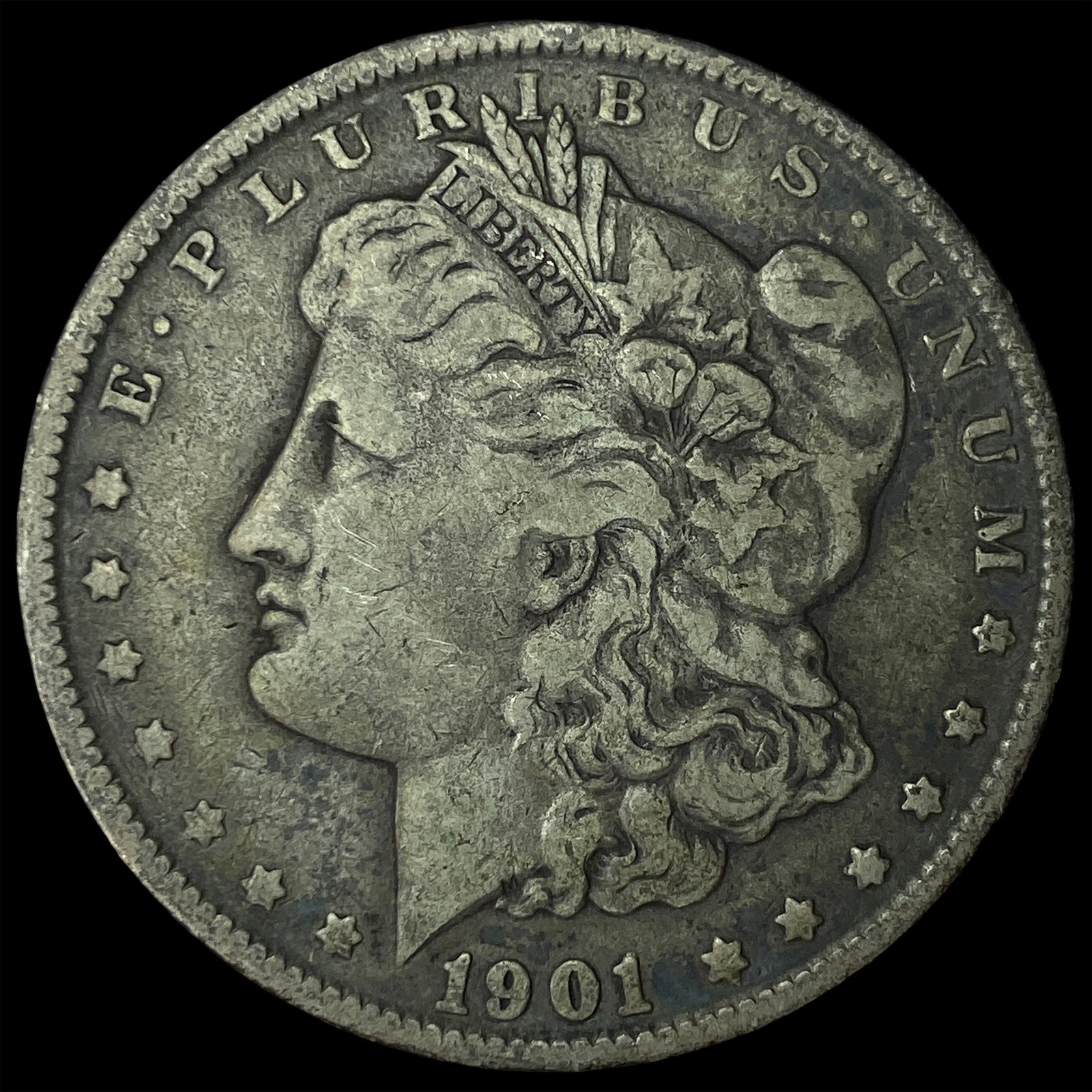 1901 Morgan Silver Dollar LIGHTLY CIRCULATED: 1901 Morgan Silver Dollar LIGHTLY CIRCULATED