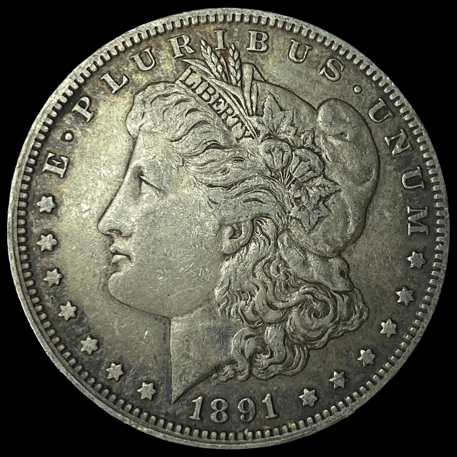 1891-O Silver Morgan Dollar NEARLY UNCIRCULATED: 1891-O Silver Morgan Dollar NEARLY UNCIRCULATED