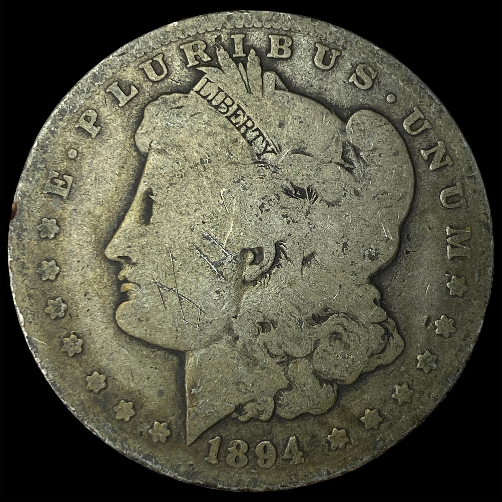 1894-O Silver Morgan Dollar NICELY CIRCULATED: 1894-O Silver Morgan Dollar NICELY CIRCULATED