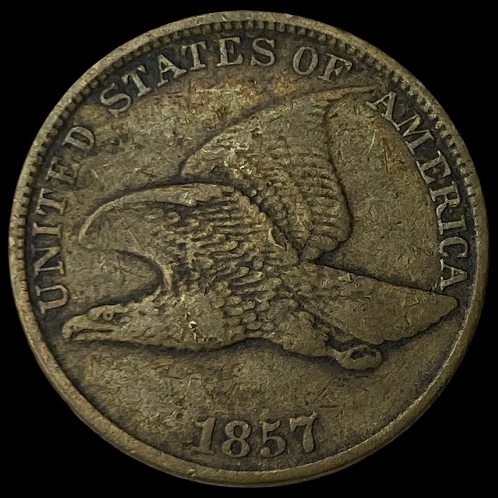 1857 Flying Eagle Cent LIGHTLY CIRCULATED (1 of 2)