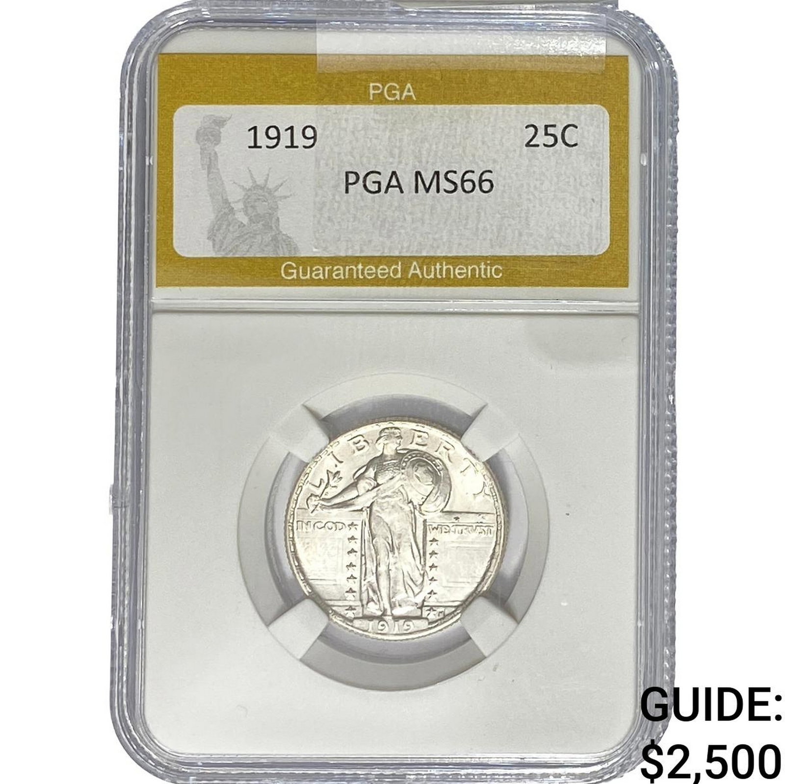 1919 Standing Liberty Quarter PGA MS66 (1 of 2)
