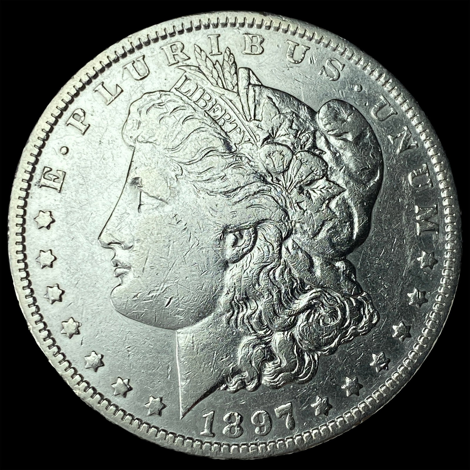 1897-O Silver Morgan Dollar NEARLY UNCIRCULATED: 1897-O Silver Morgan Dollar NEARLY UNCIRCULATED