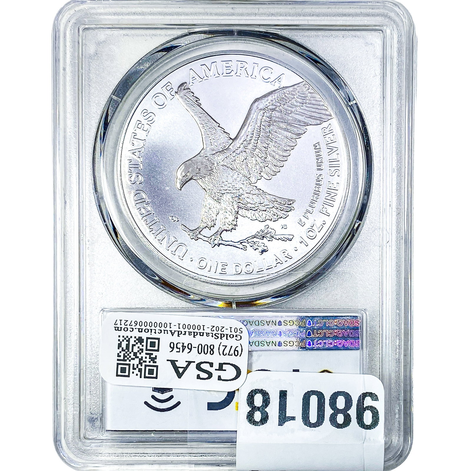 2021 Silver Eagle PCGS MS70 Type 2 - 2