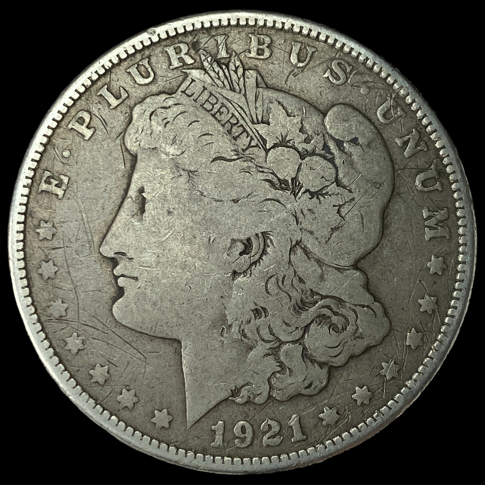 1921-D Morgan Silver Dollar LIGHTLY CIRCULATED (1 of 2)