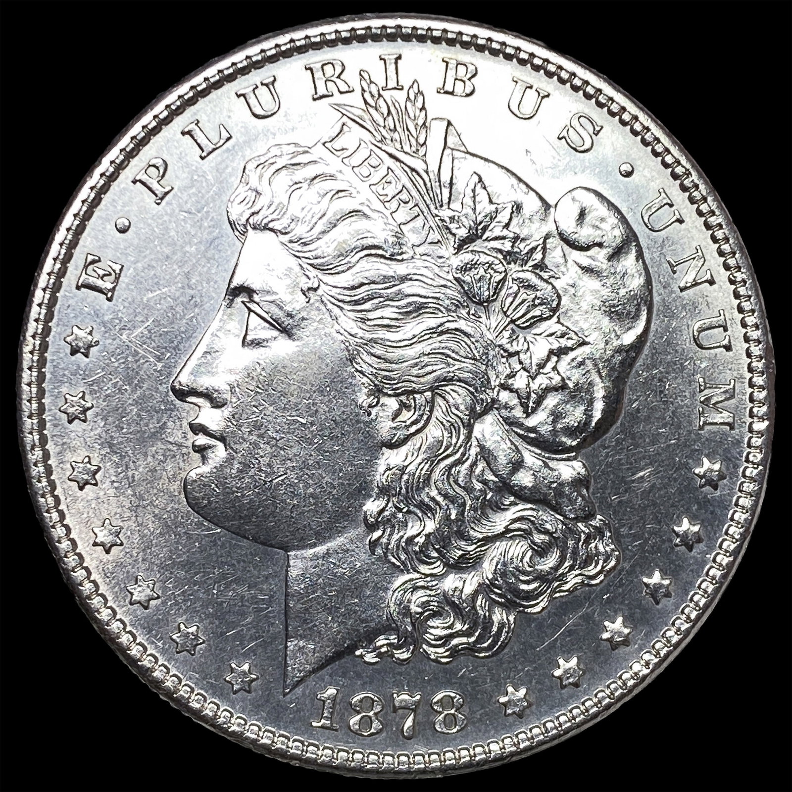 1878-S Silver Morgan Dollar LIGHTLY CIRCULATED: 1878-S Silver Morgan Dollar LIGHTLY CIRCULATED