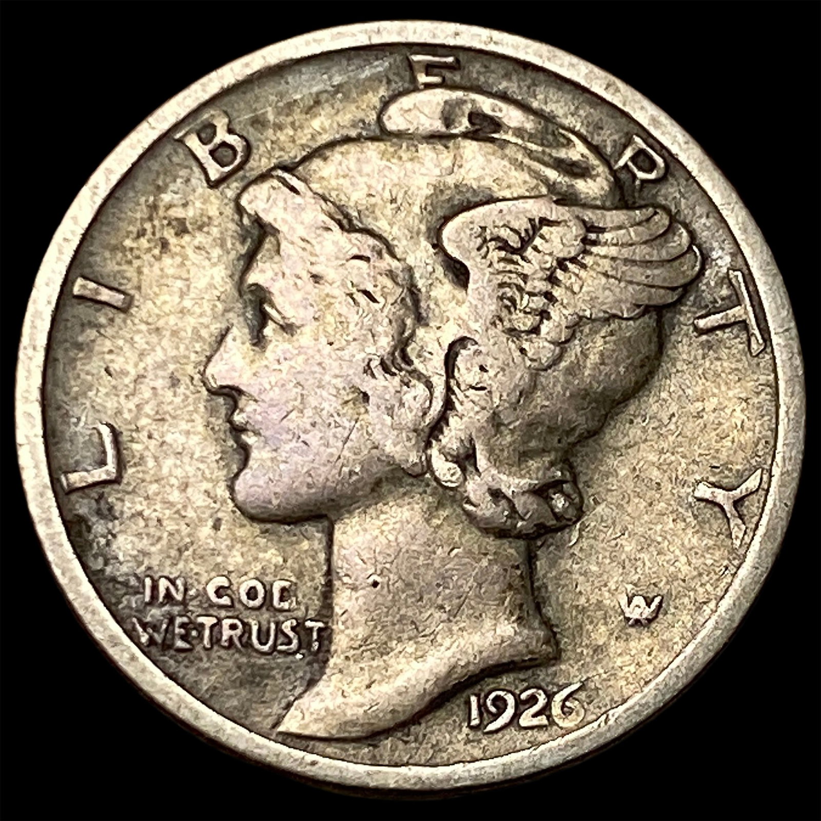 1926-D Silver Mercury Dime NEARLY UNCIRCULATED: 1926-D Silver Mercury Dime NEARLY UNCIRCULATED