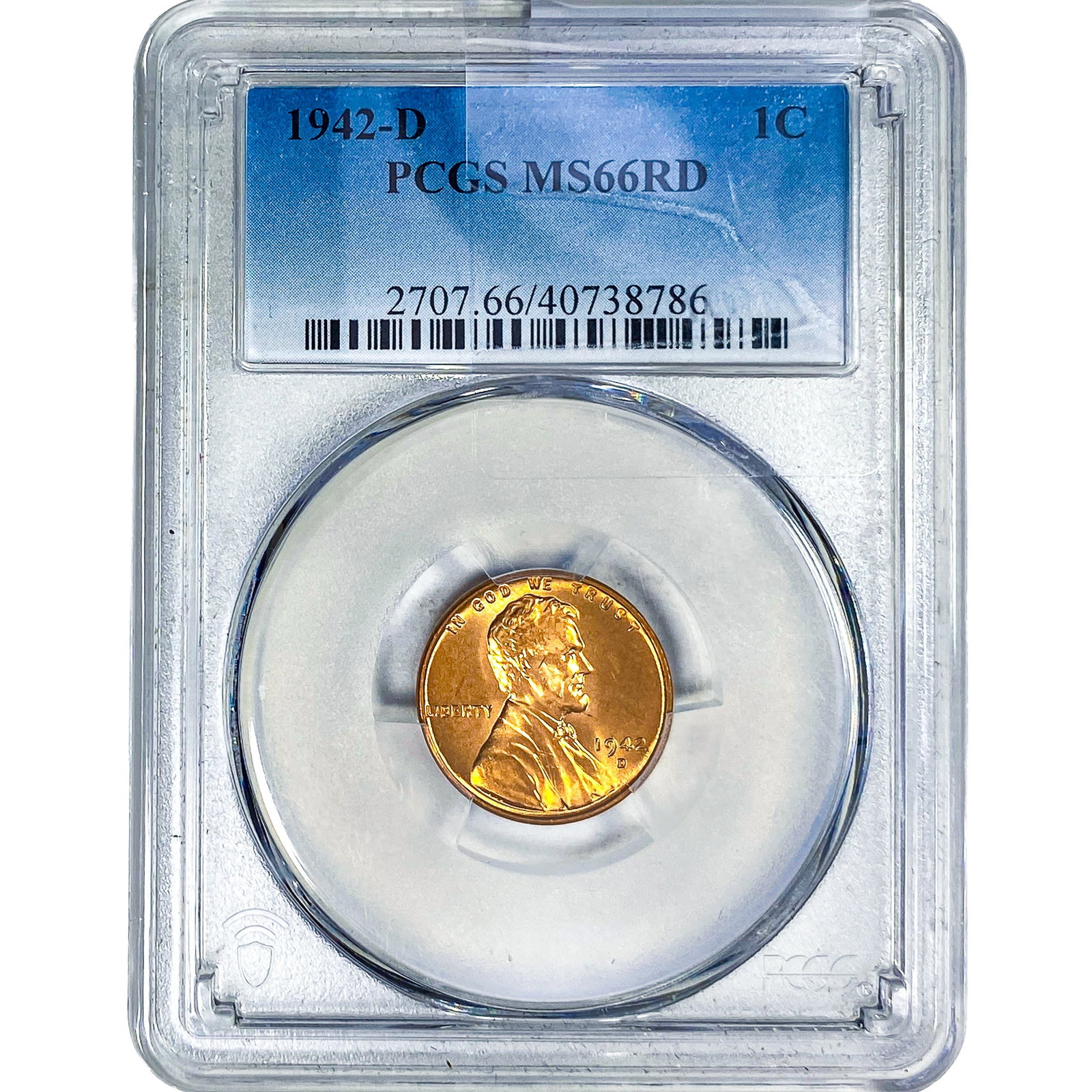 1942-D Wheat Cent PCGS MS66 RD (1 of 2)
