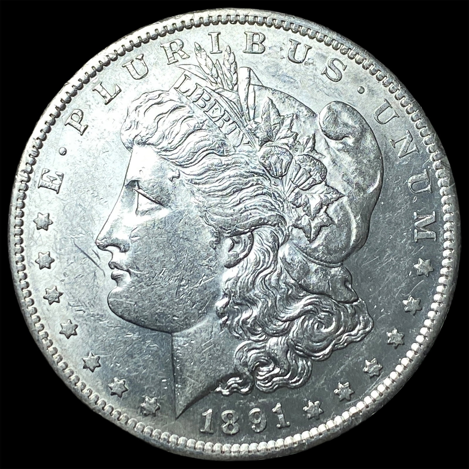 1891-S Silver Morgan Dollar UNCIRCULATED: 1891-S Silver Morgan Dollar UNCIRCULATED