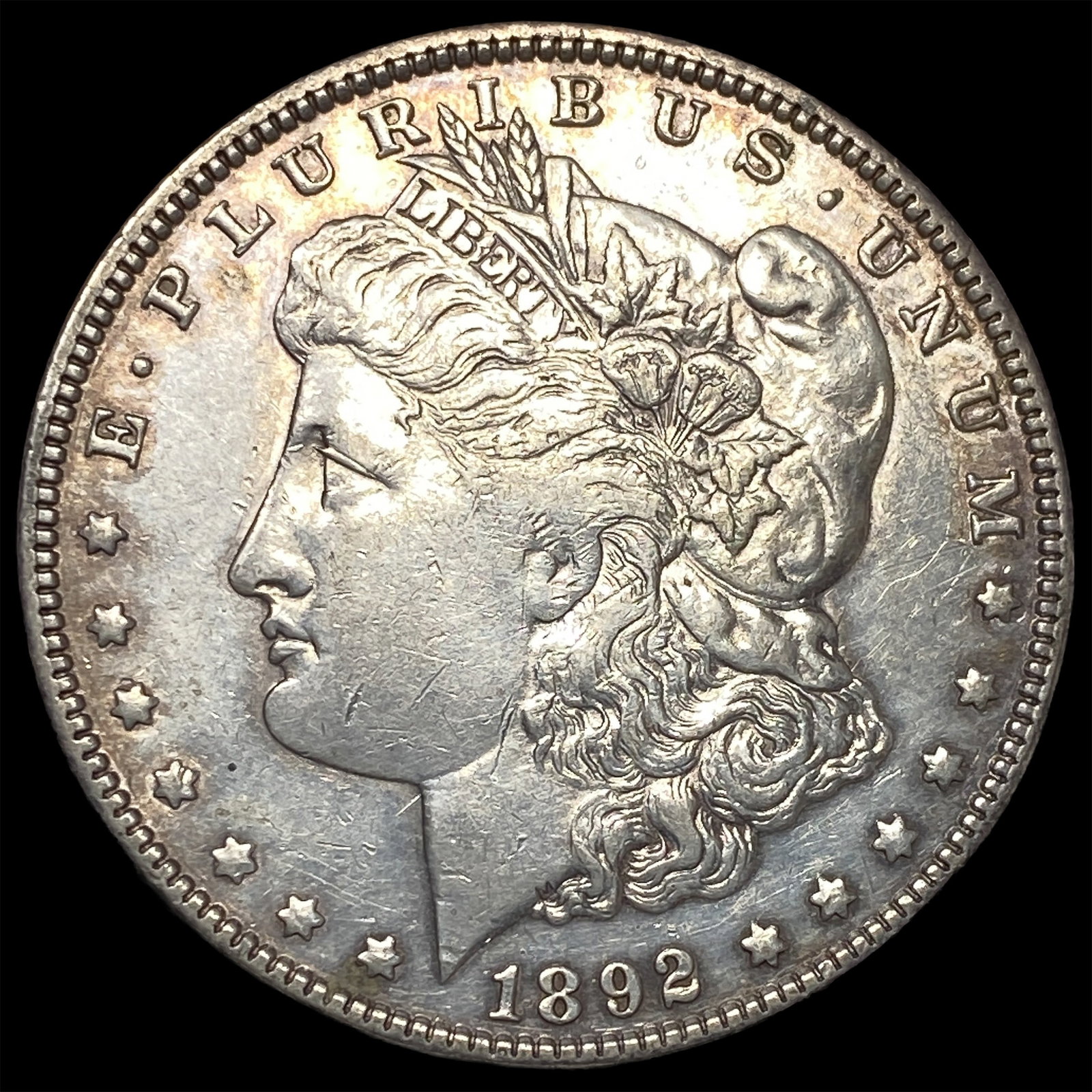 1892-S Silver Morgan Dollar CLOSELY UNCIRCULATED: 1892-S Silver Morgan Dollar CLOSELY UNCIRCULATED