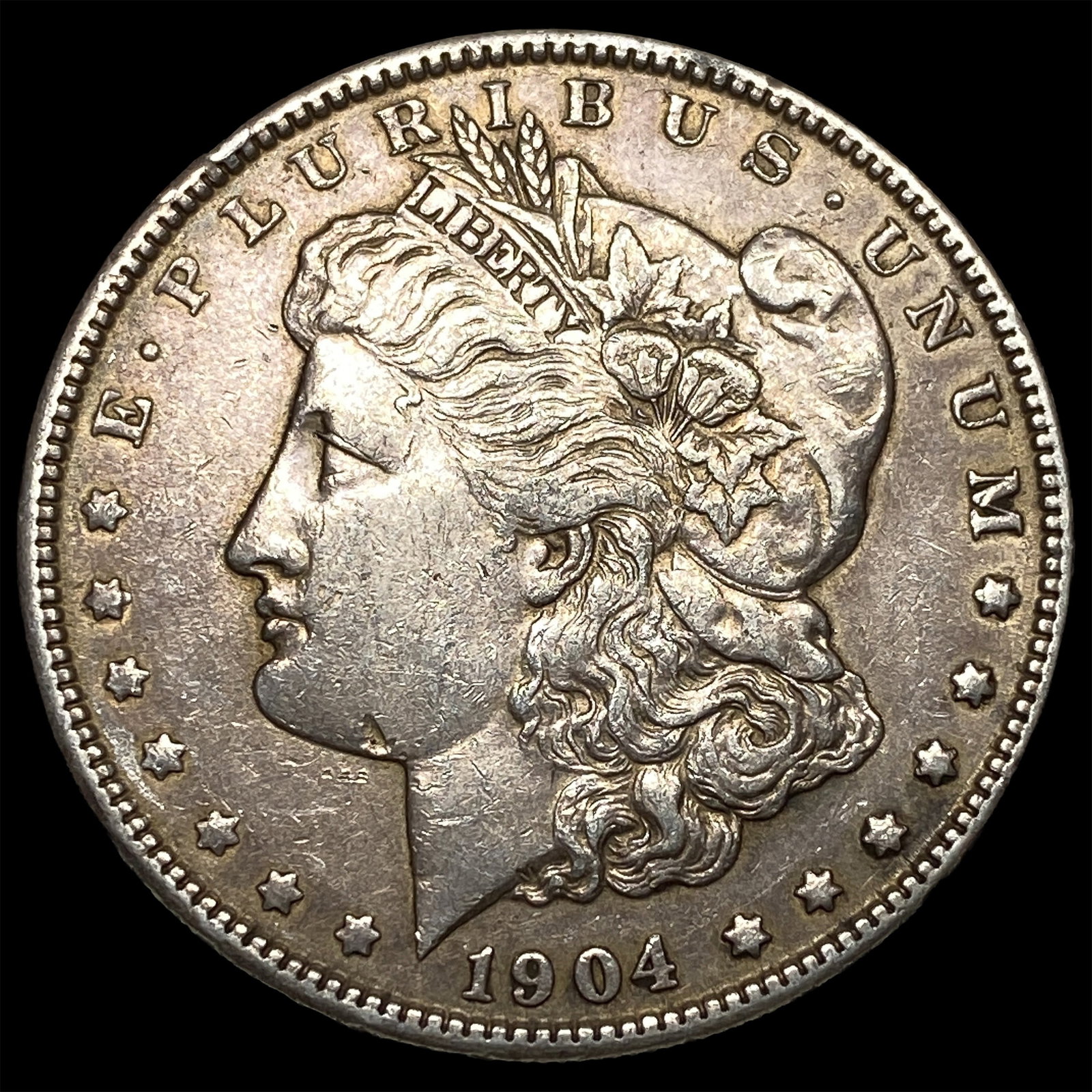 1904 Morgan Silver Dollar CLOSELY UNCIRCULATED: 1904 Morgan Silver Dollar CLOSELY UNCIRCULATED