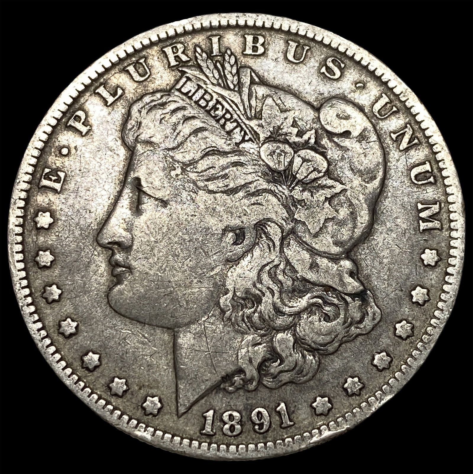 1891-O Silver Morgan Dollar NEARLY UNCIRCULATED: 1891-O Silver Morgan Dollar NEARLY UNCIRCULATED