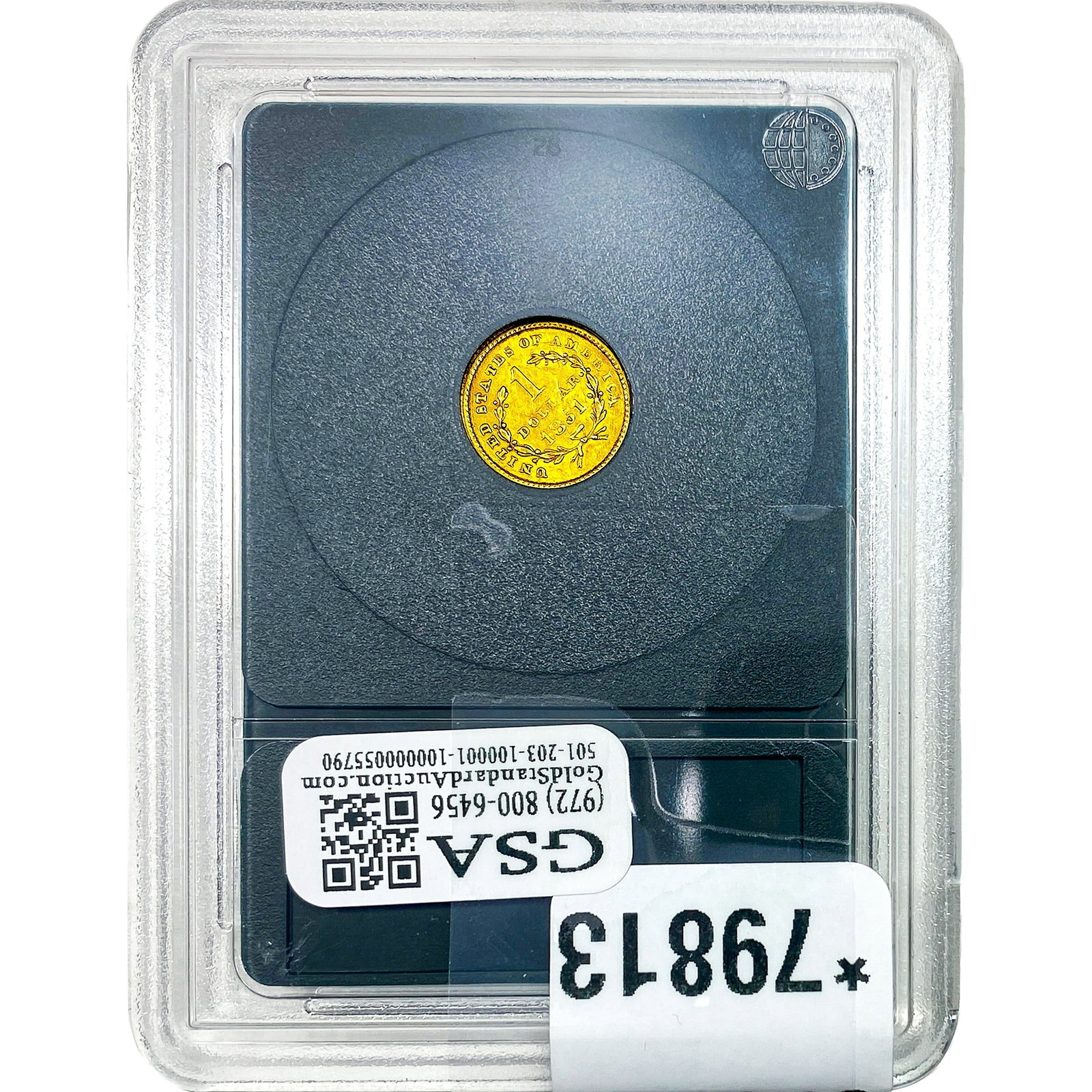 1851-P Type 1 Dollar - 2
