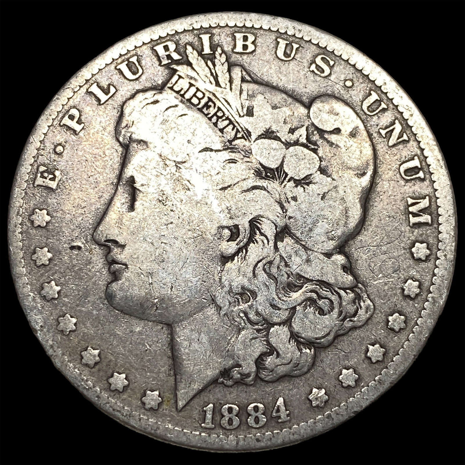 1884 Morgan Silver Dollar NICELY CIRCULATED: 1884 Morgan Silver Dollar NICELY CIRCULATED