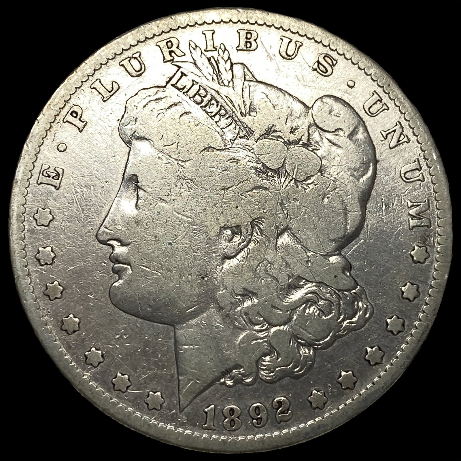 1892-S Silver Morgan Dollar GEM BU (1 of 2)