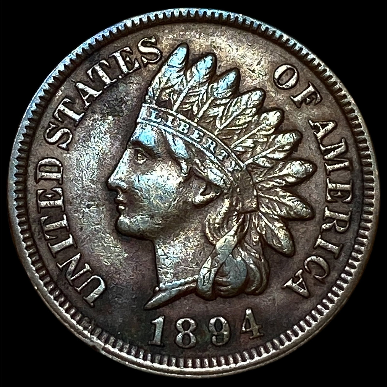 1894 Indian Head Cent CLOSELY UNCIRCULATED (1 of 2)