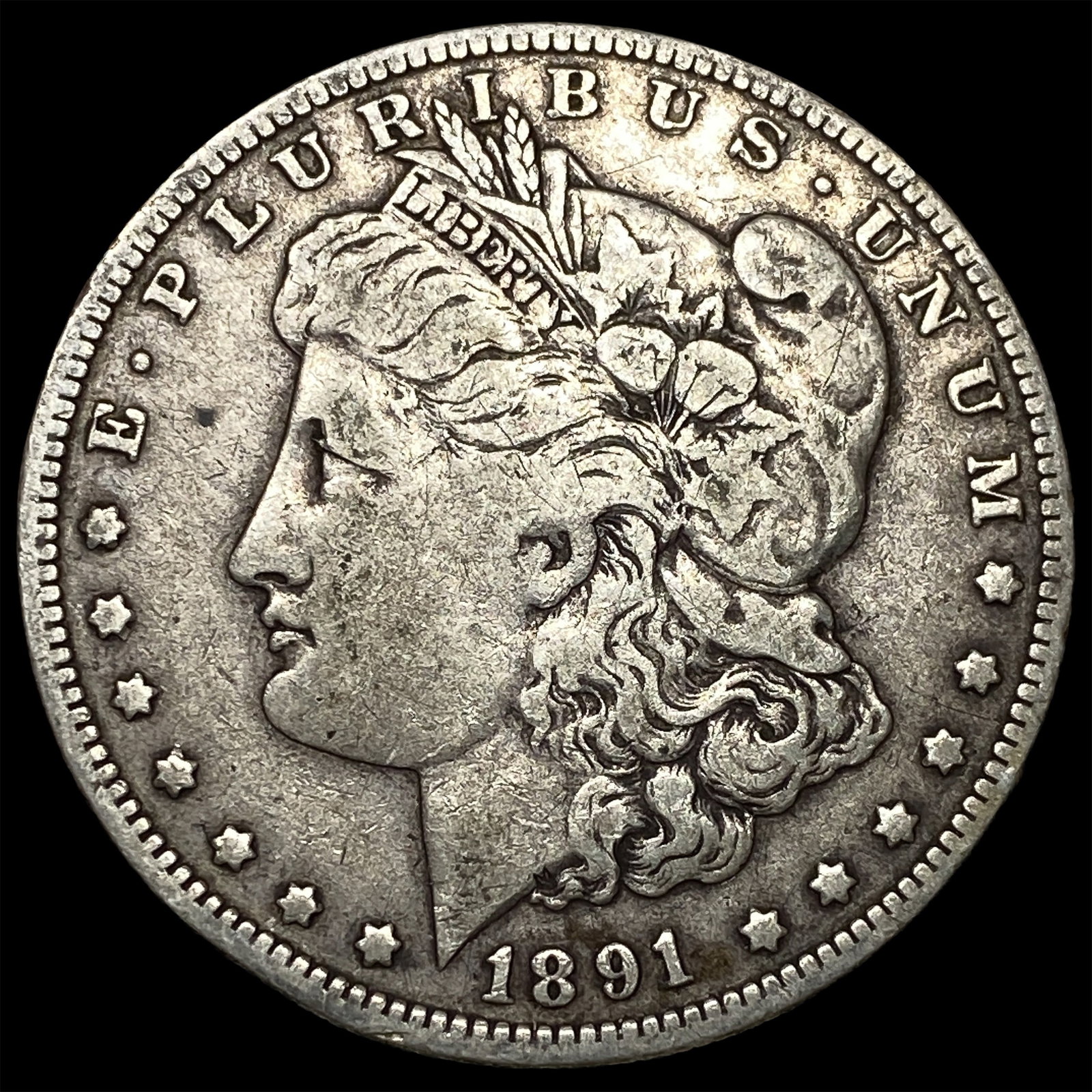 1891-O Silver Morgan Dollar LIGHTLY CIRCULATED: 1891-O Silver Morgan Dollar LIGHTLY CIRCULATED