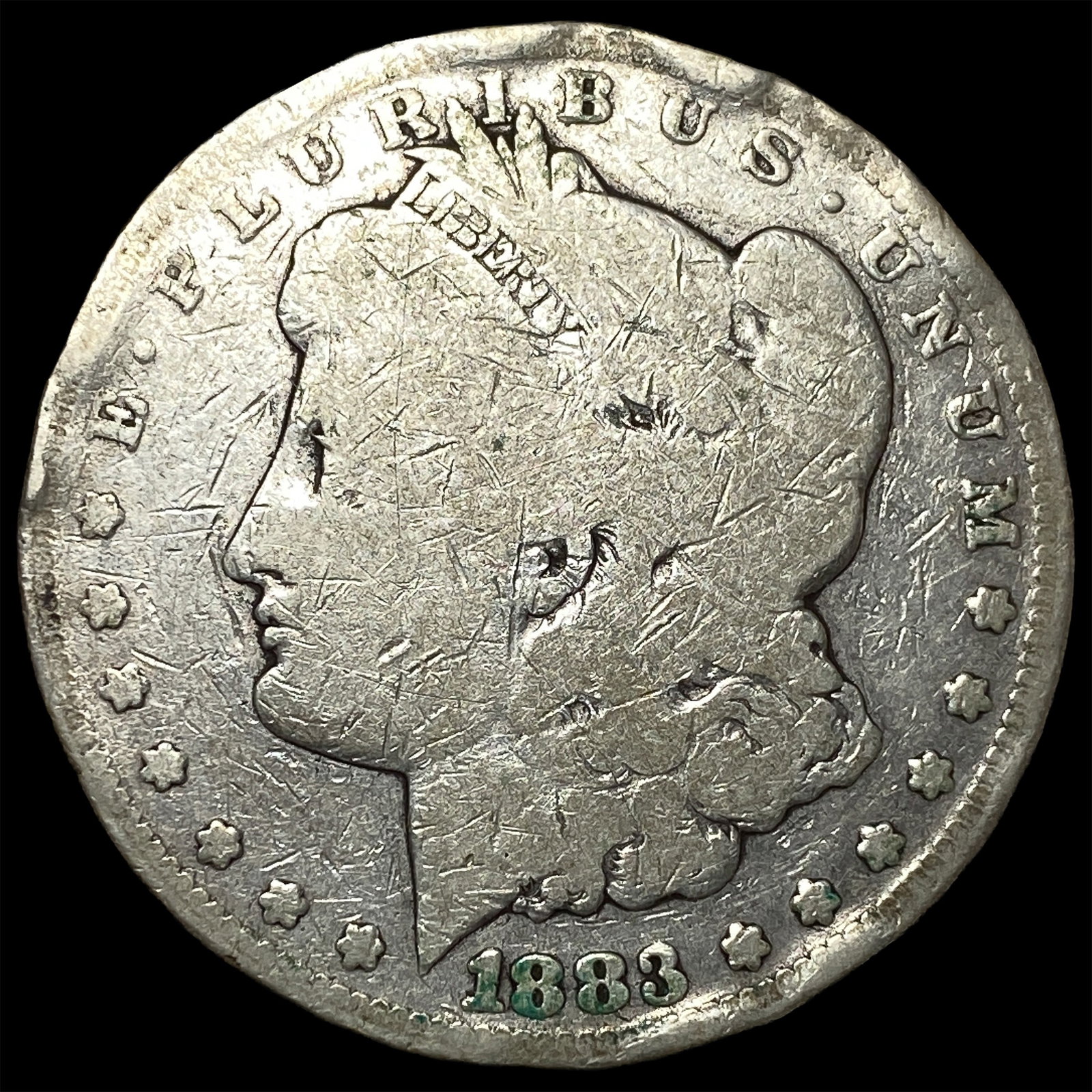 1883-CC Morgan Silver Dollar NICELY CIRCULATED: 1883-CC Morgan Silver Dollar NICELY CIRCULATED