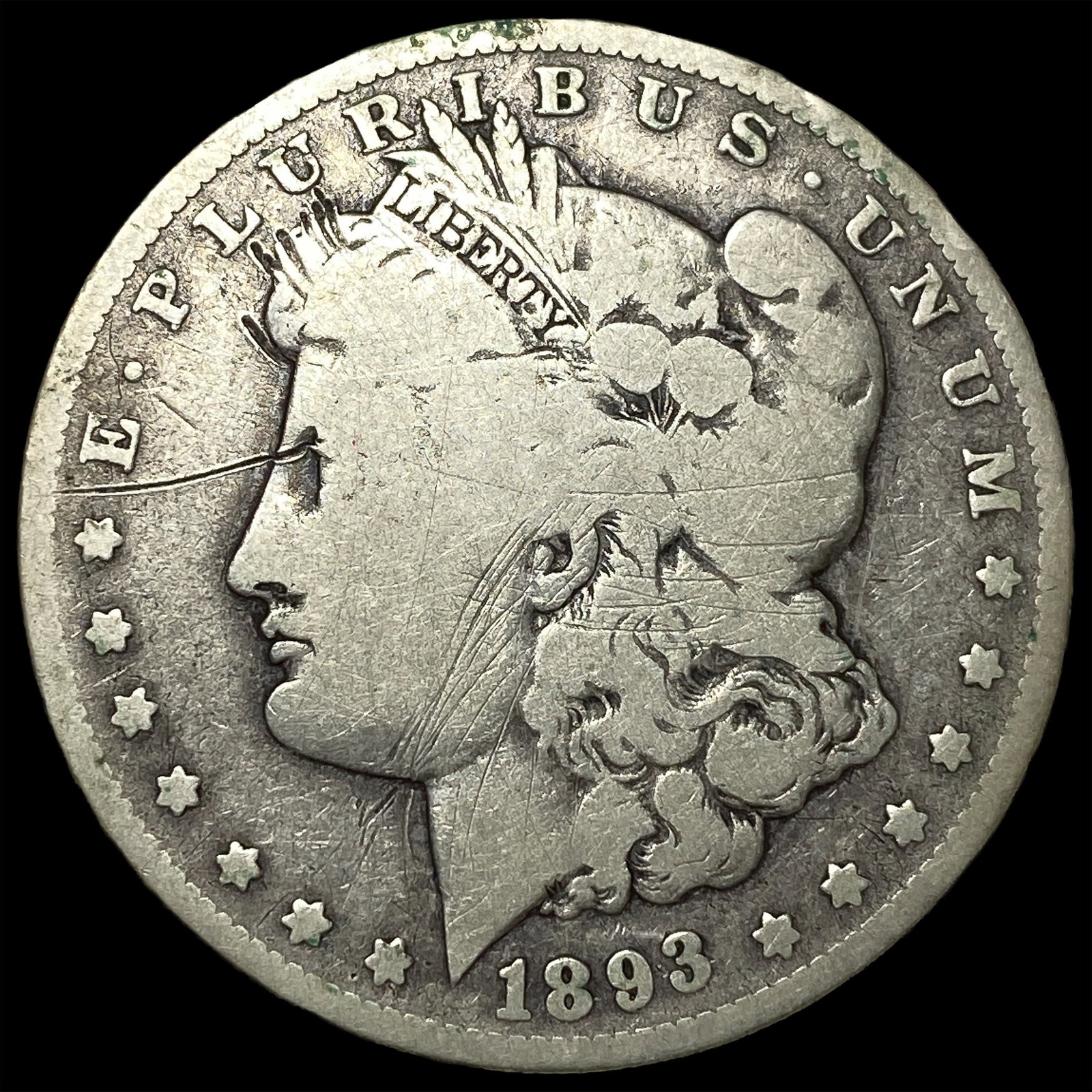 1893-O Silver Morgan Dollar NICELY CIRCULATED: 1893-O Silver Morgan Dollar NICELY CIRCULATED