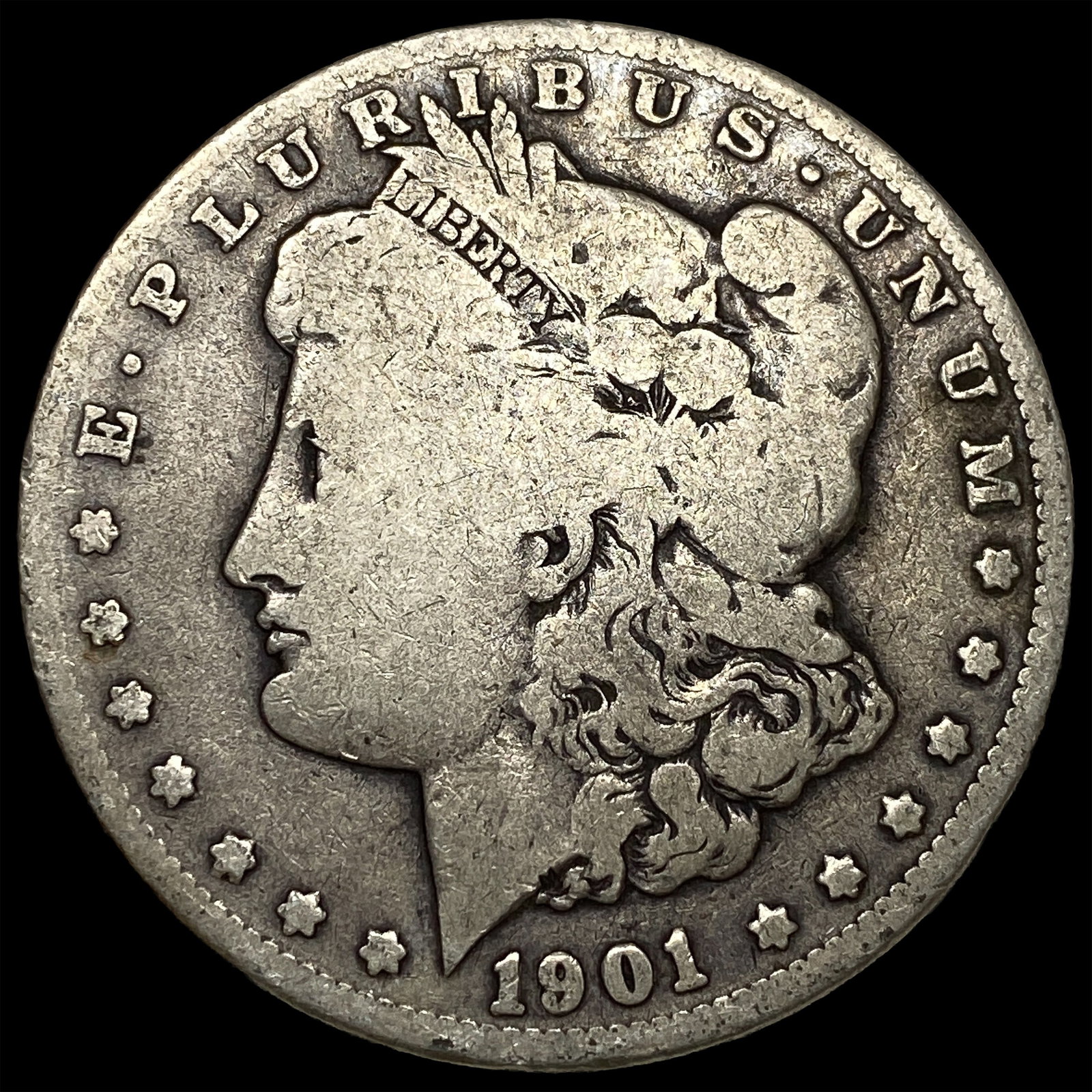 1901-O Silver Morgan Dollar NICELY CIRCULATED: 1901-O Silver Morgan Dollar NICELY CIRCULATED
