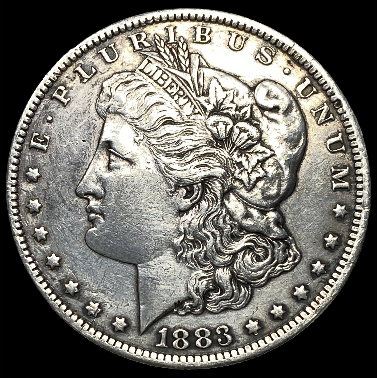 1883-S Silver Morgan Dollar CHOICE AU: 1883-S Silver Morgan Dollar CHOICE AU