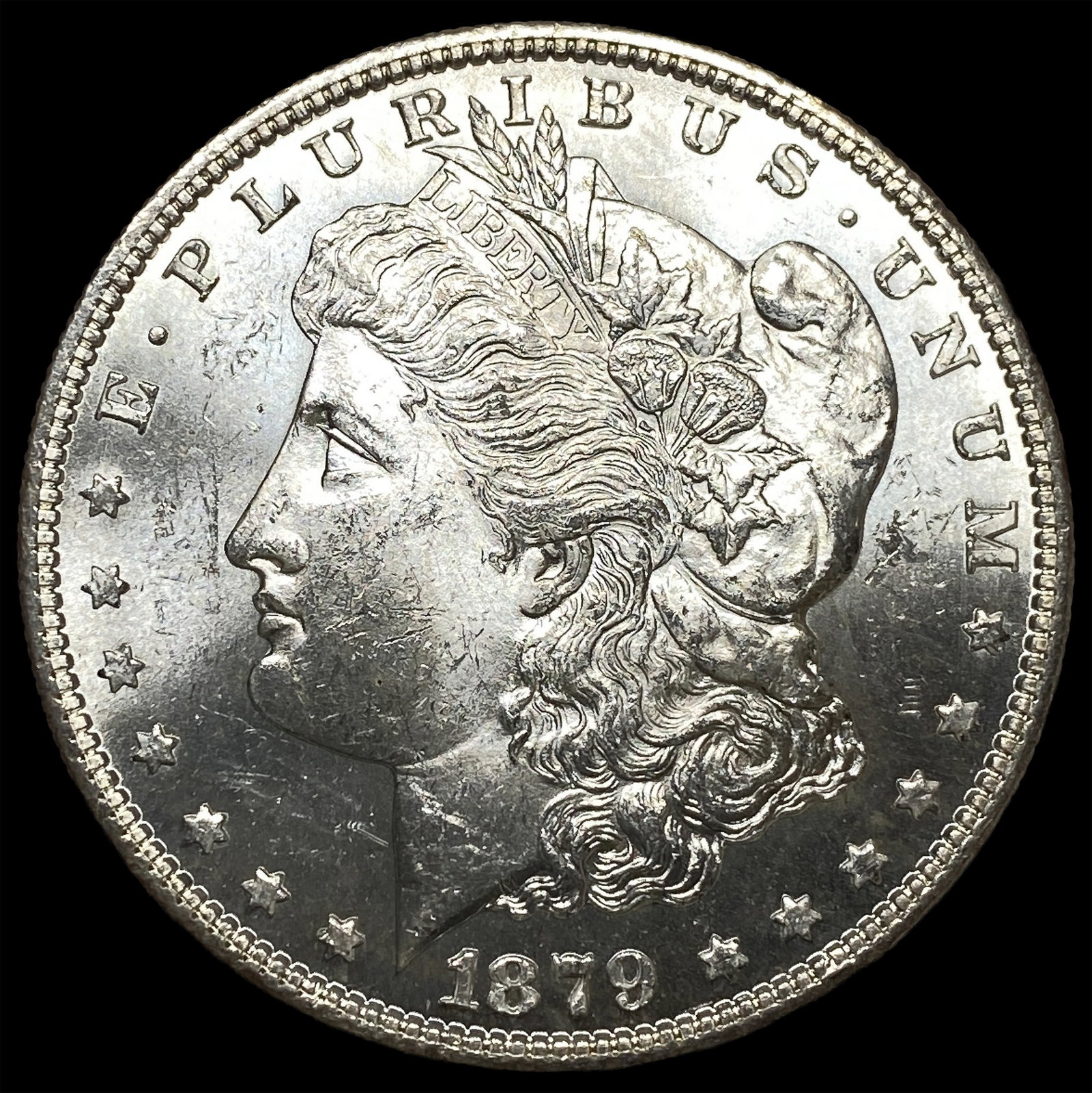 1879-S Silver Morgan Dollar CHOICE BU: 1879-S Silver Morgan Dollar CHOICE BU