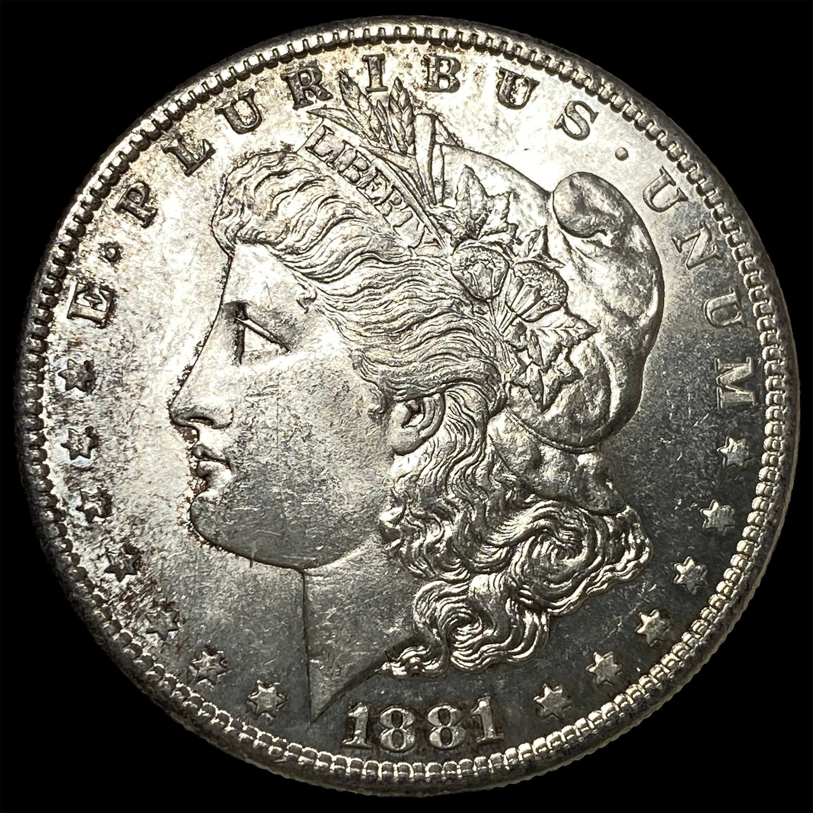1881-S Silver Morgan Dollar CHOICE BU (1 of 2)