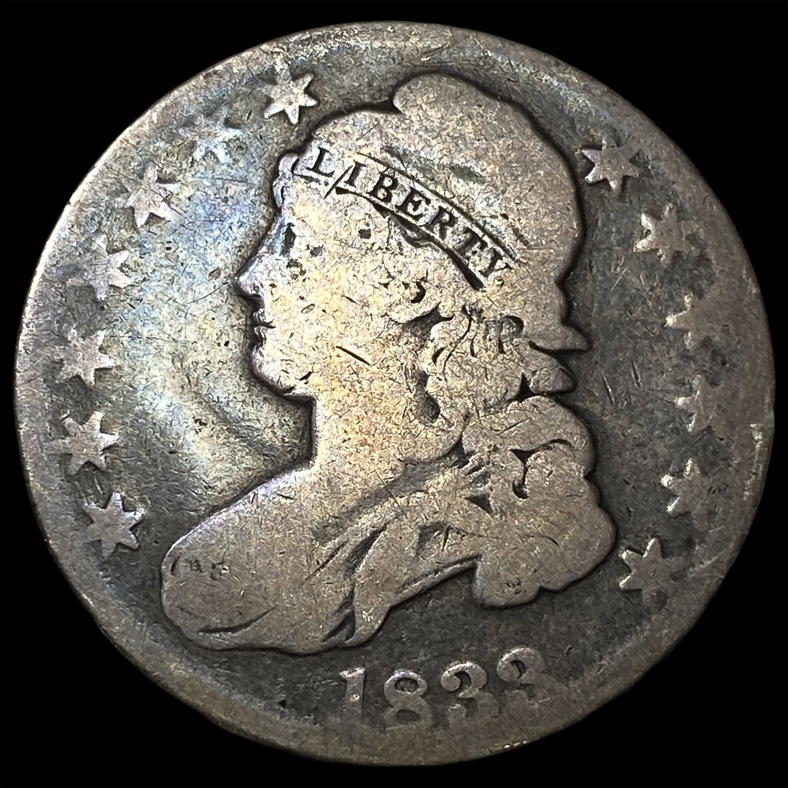 1832 Capped Bust Half Dollar NICELY CIRCULATED (1 of 2)