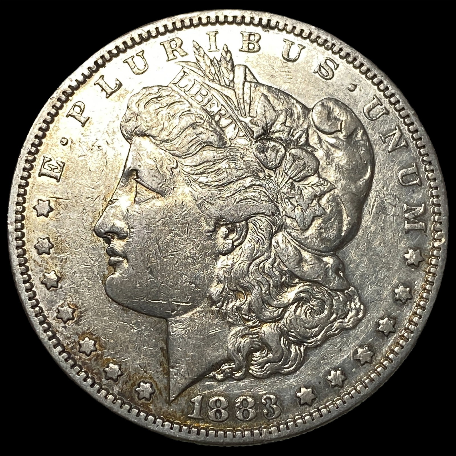 1883-S Silver Morgan Dollar CLOSELY UNCIRCULATED: 1883-S Silver Morgan Dollar CLOSELY UNCIRCULATED