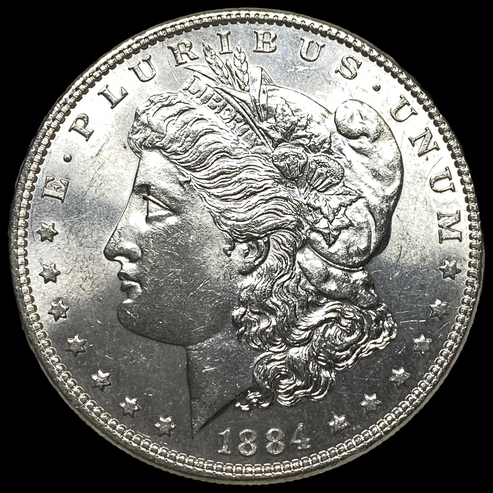 1884 Morgan Silver Dollar CHOICE BU: 1884 Morgan Silver Dollar CHOICE BU